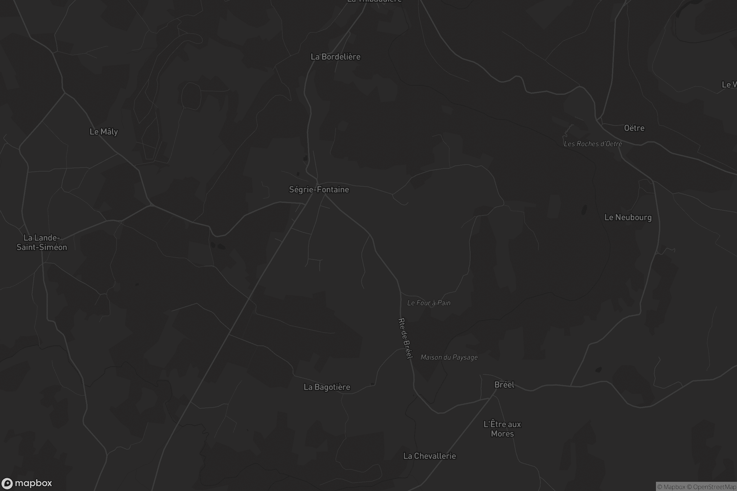 Carte de Ségrie-Fontaine