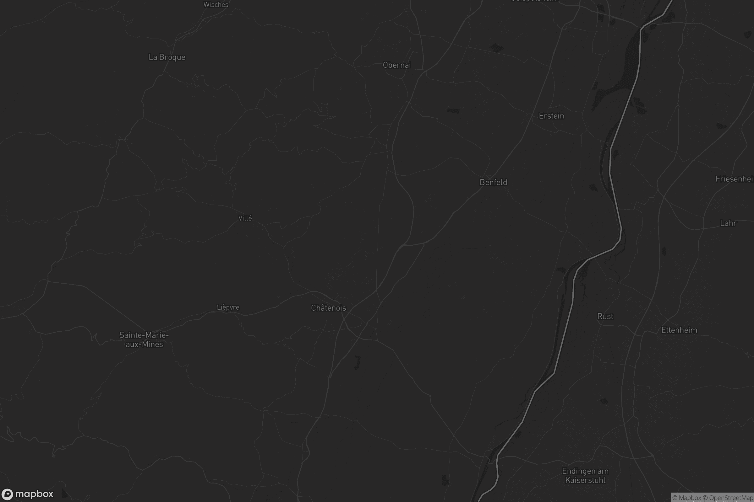 Carte de Sélestat-Erstein