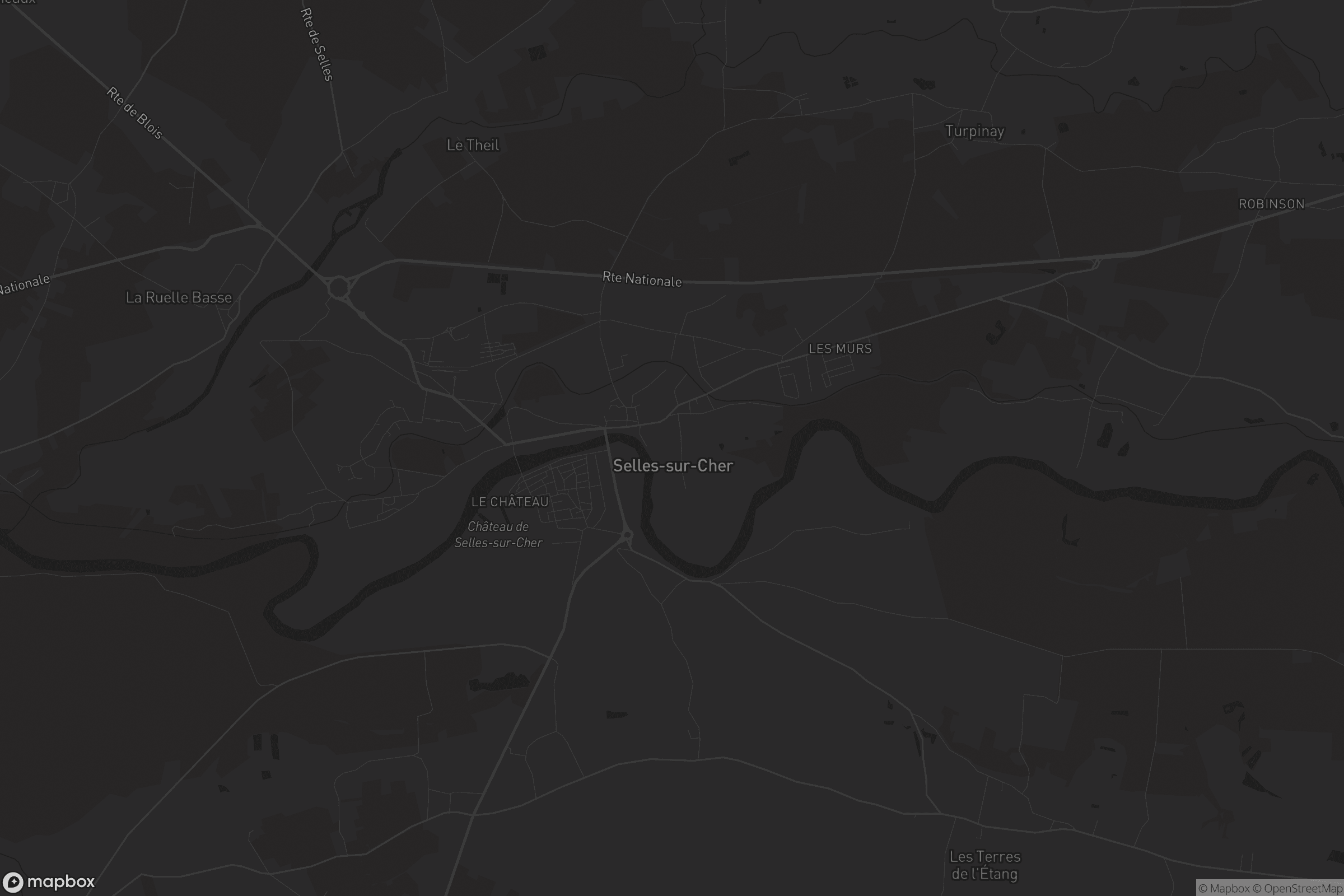 Carte de Selles-sur-Cher