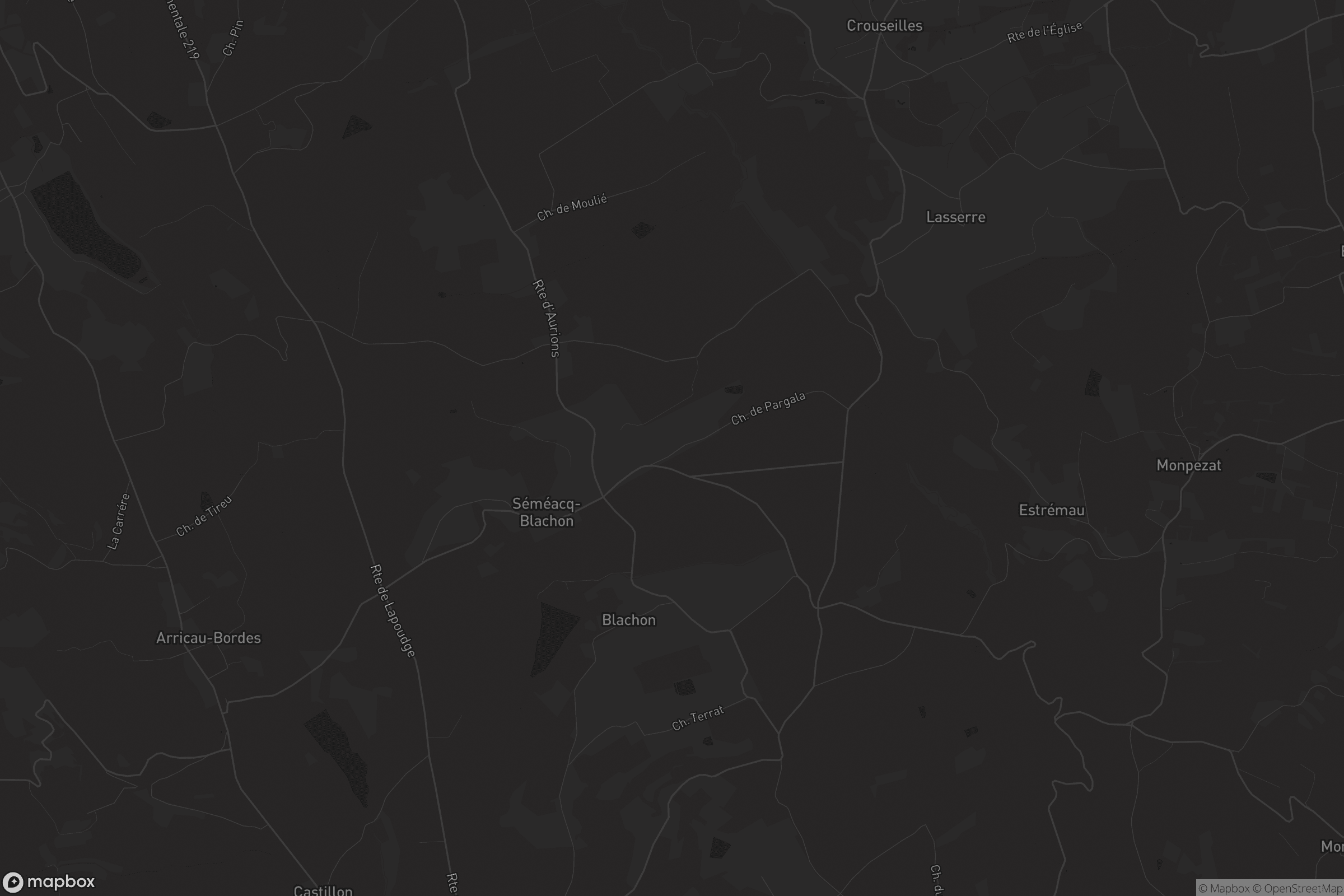 Carte de Séméacq-Blachon