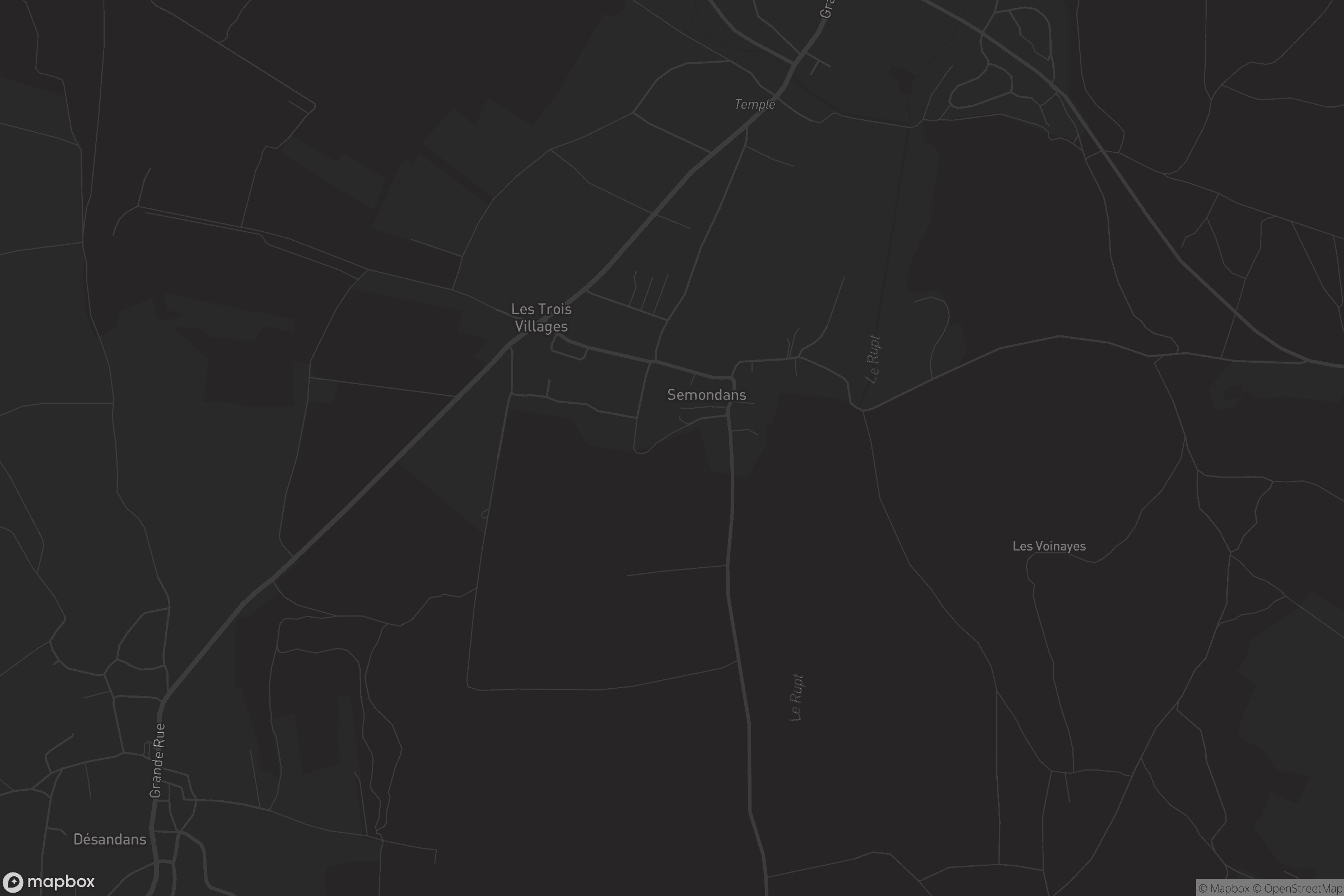 Carte de Semondans
