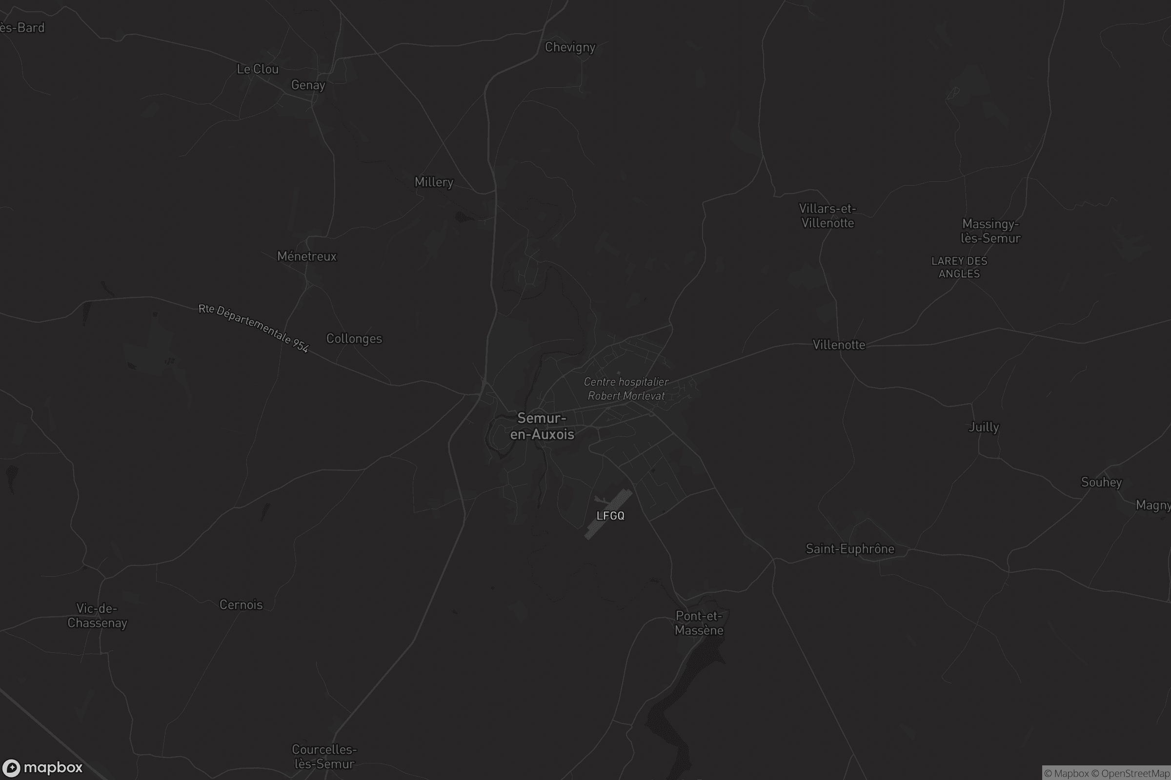 Carte de Semur-en-Auxois