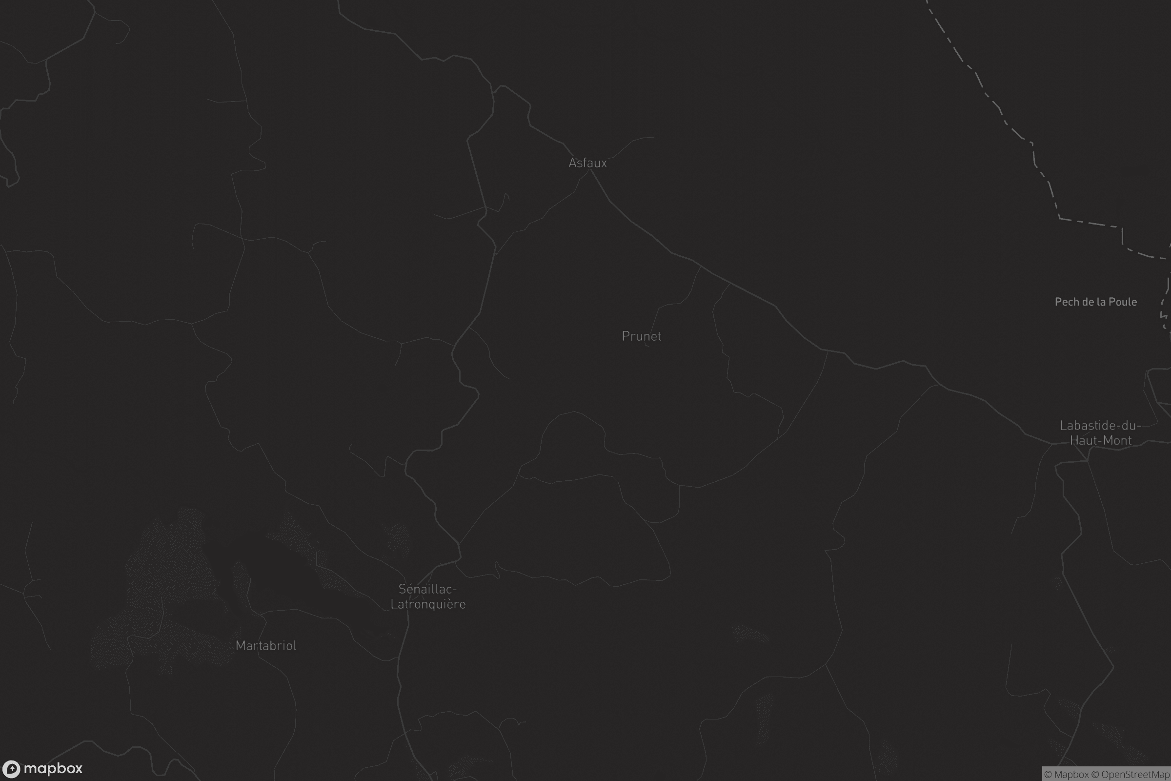 Carte de Sénaillac-Latronquière