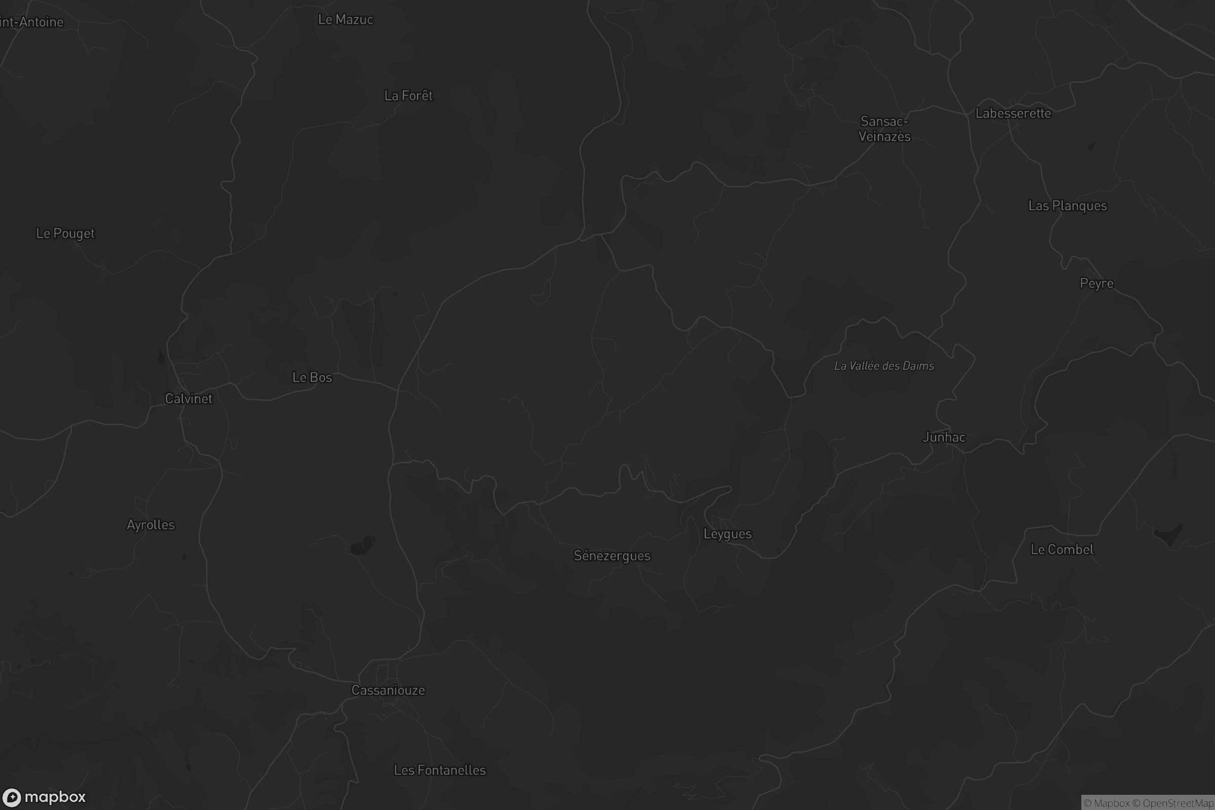 Carte de Sénezergues