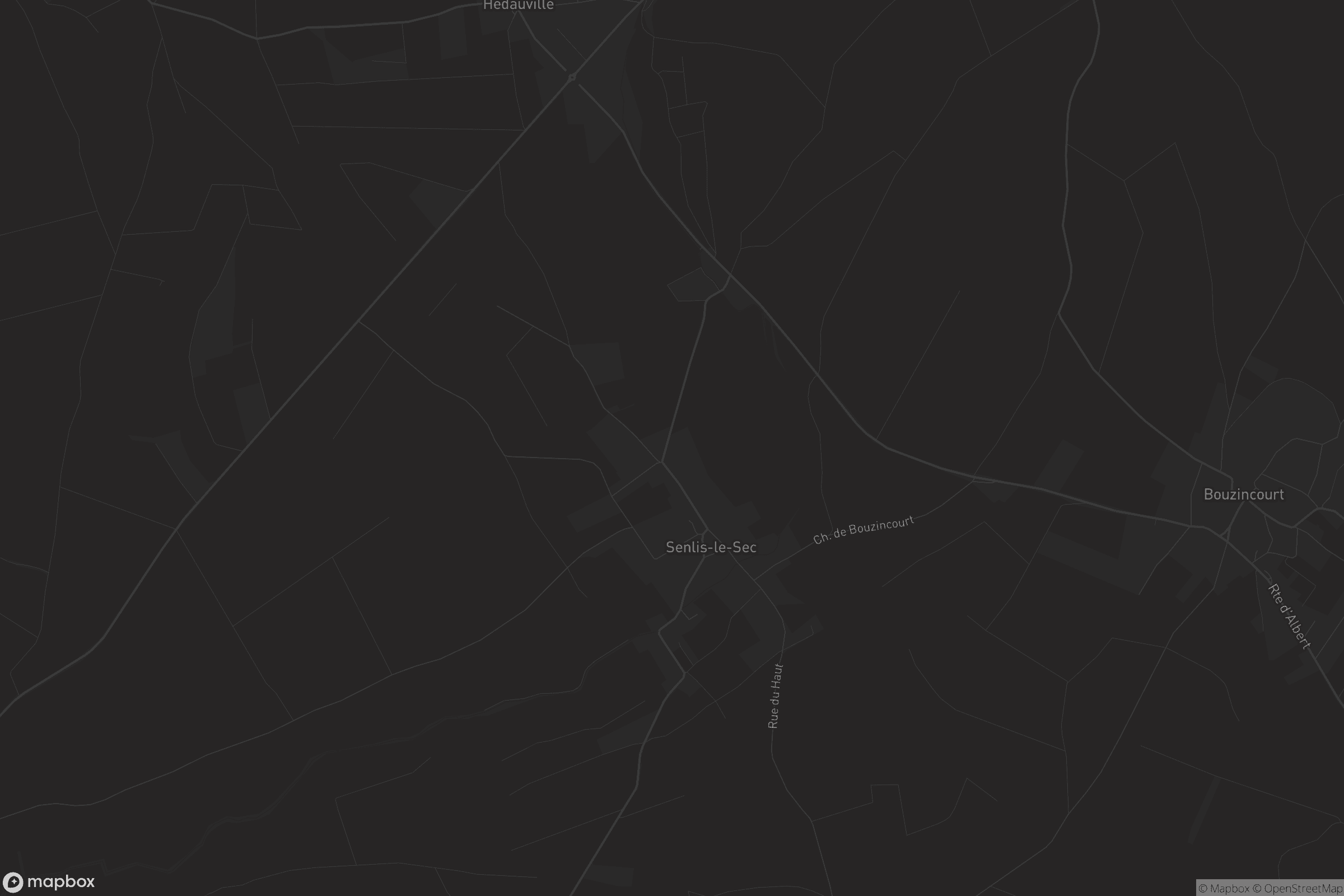 Carte de Senlis-le-Sec