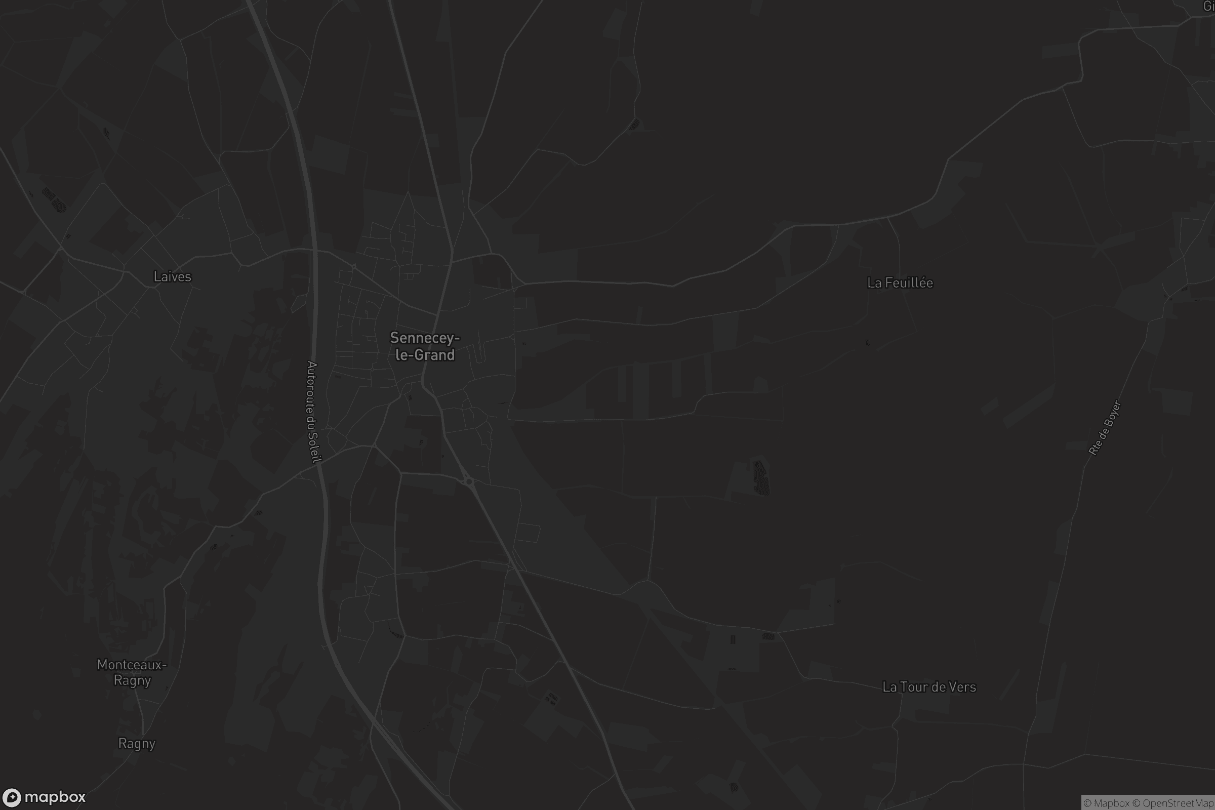 Carte de Sennecey-le-Grand