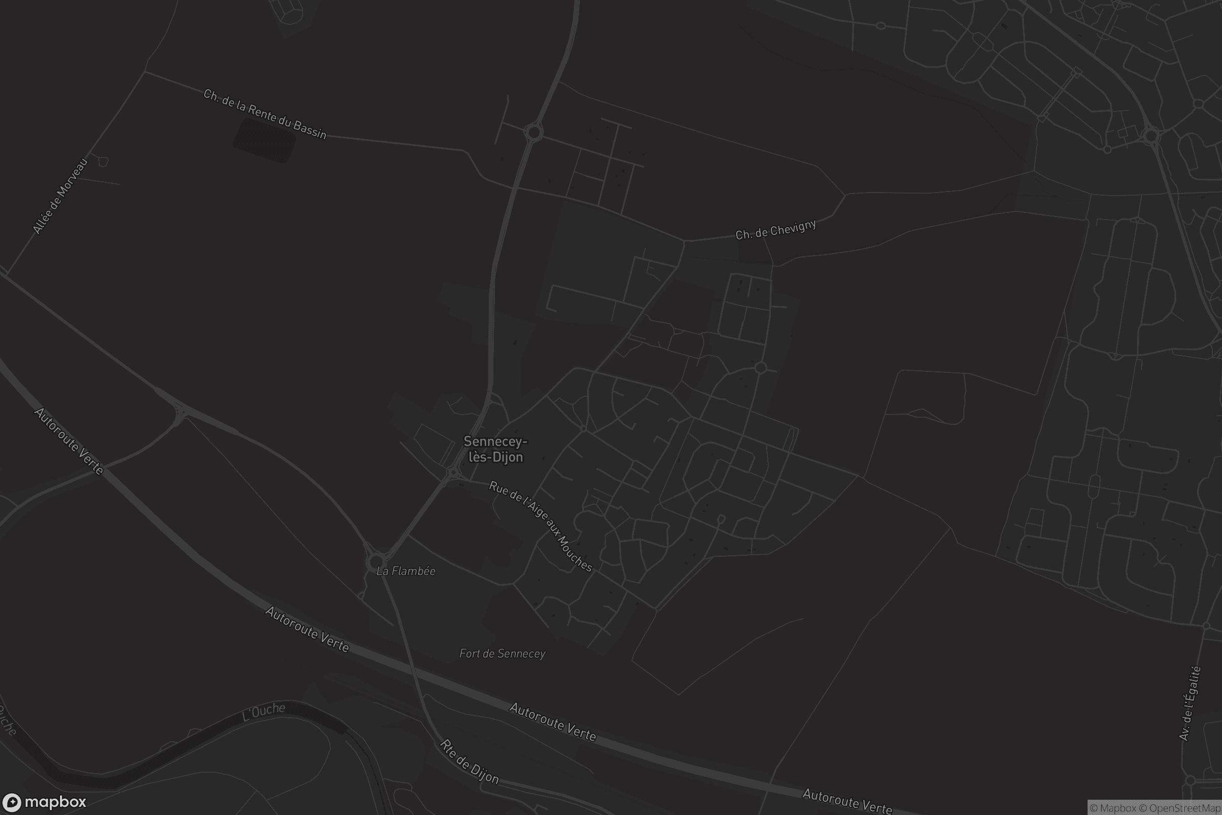 Carte de Sennecey-lès-Dijon
