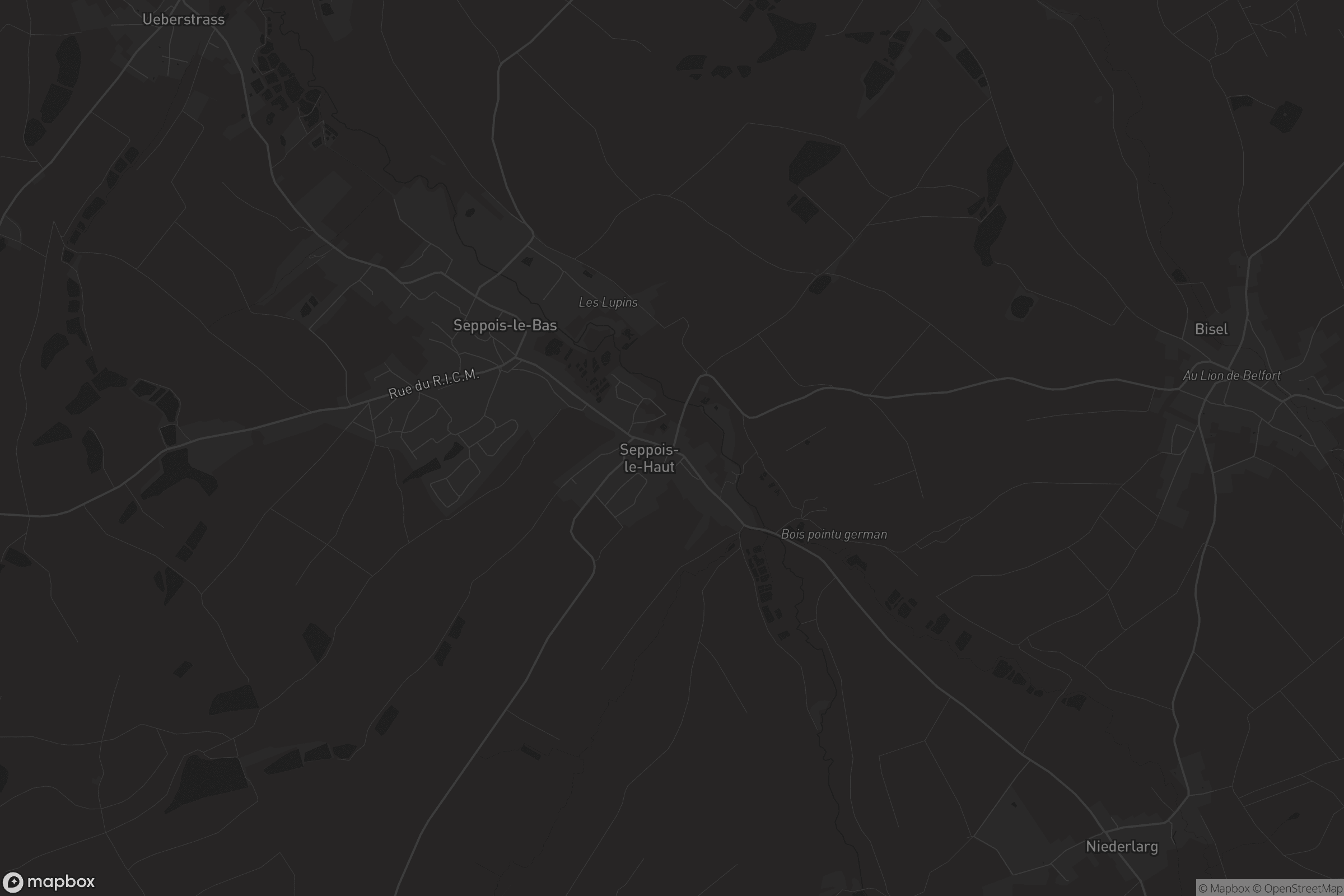 Carte de Seppois-le-Haut