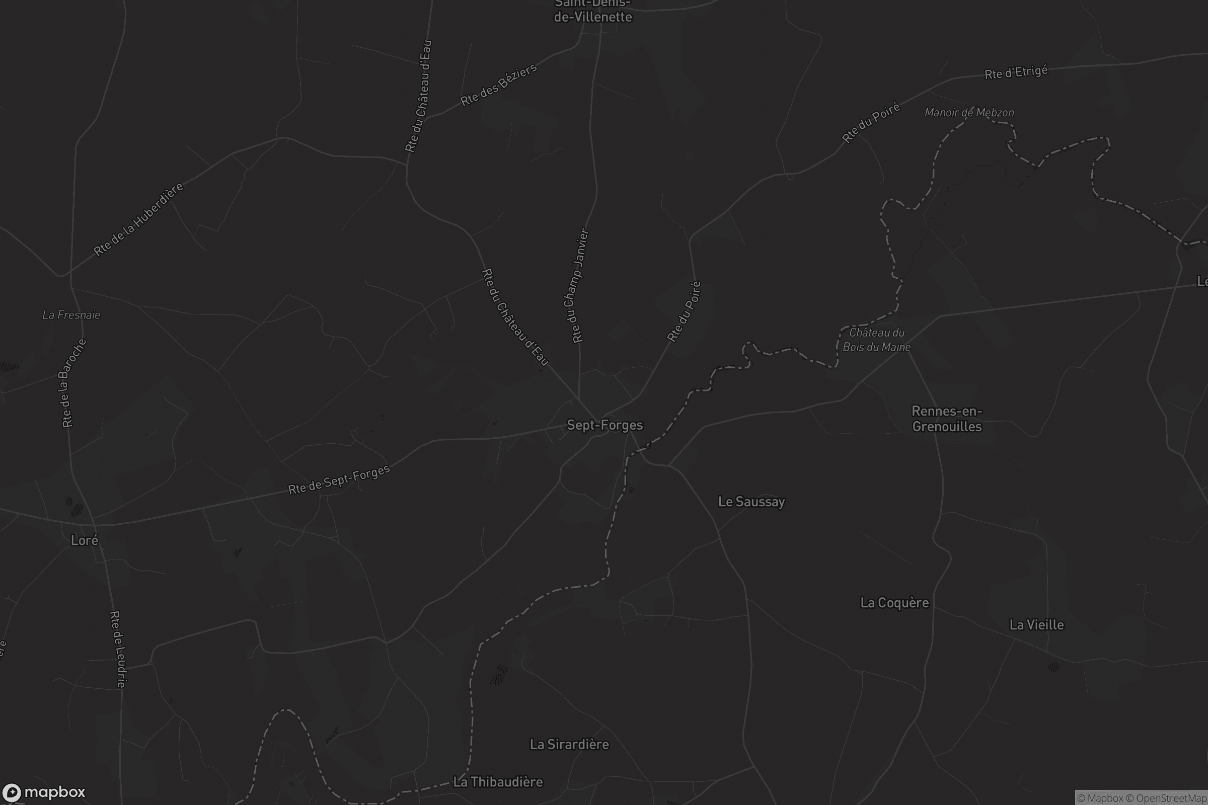 Carte de Sept-Forges