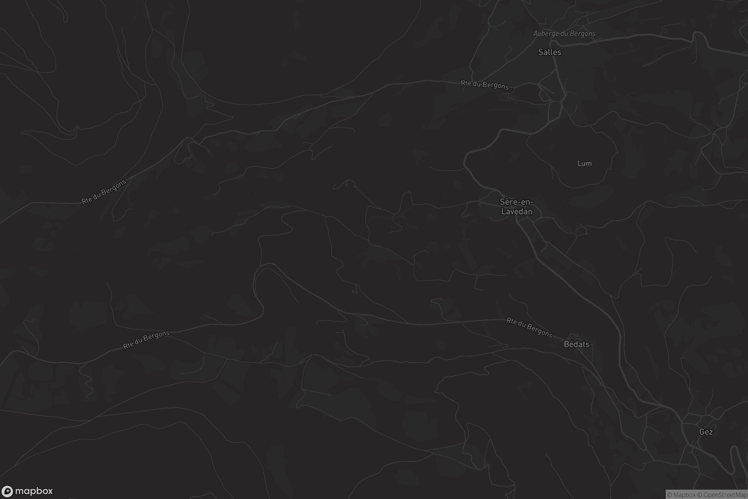 Carte de Sère-en-Lavedan