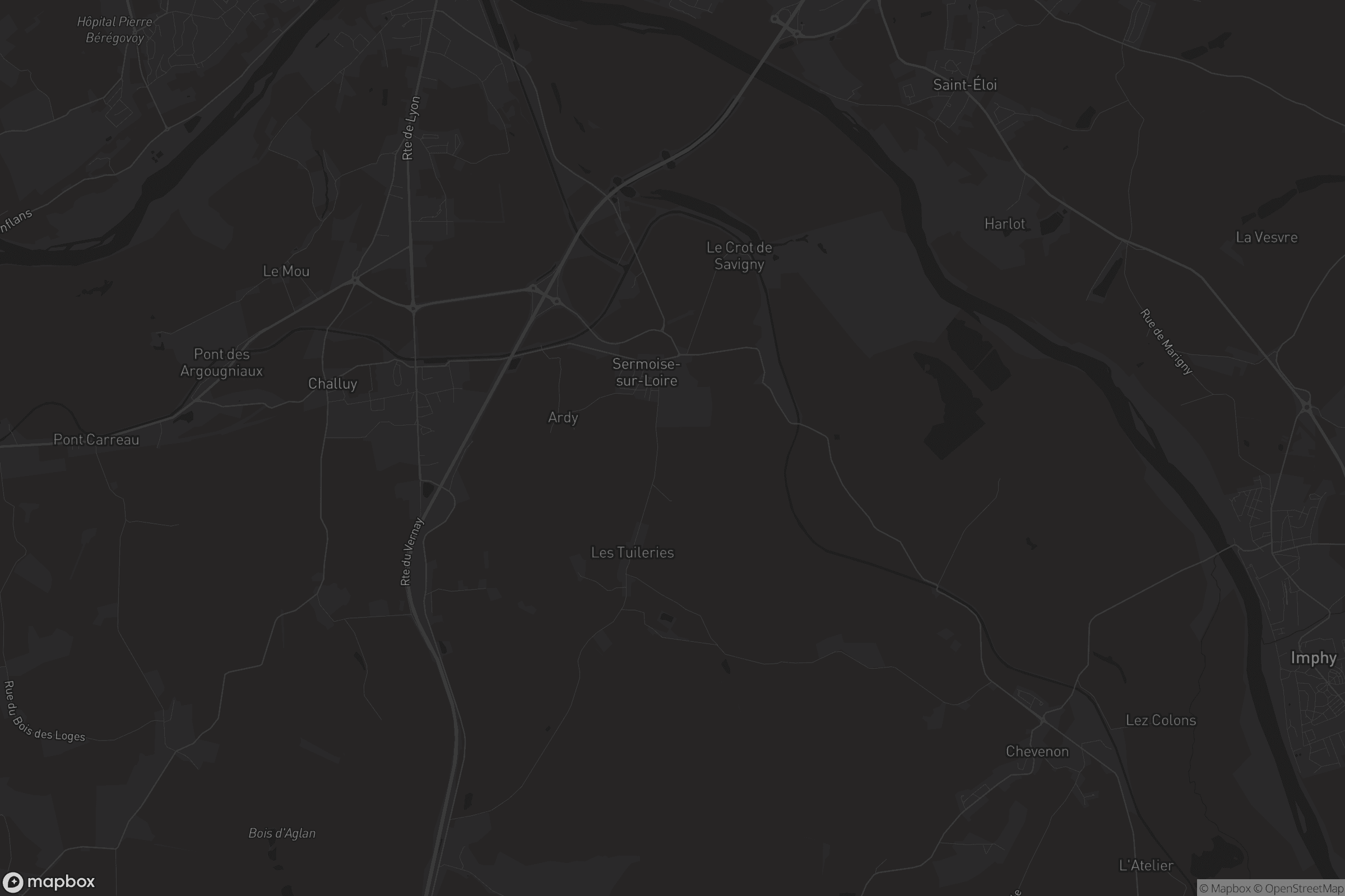 Carte de Sermoise-sur-Loire