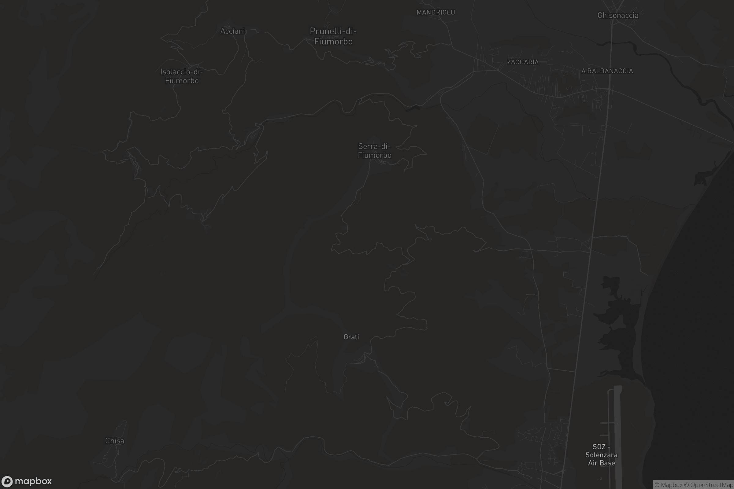 Carte de Serra-di-Fiumorbo