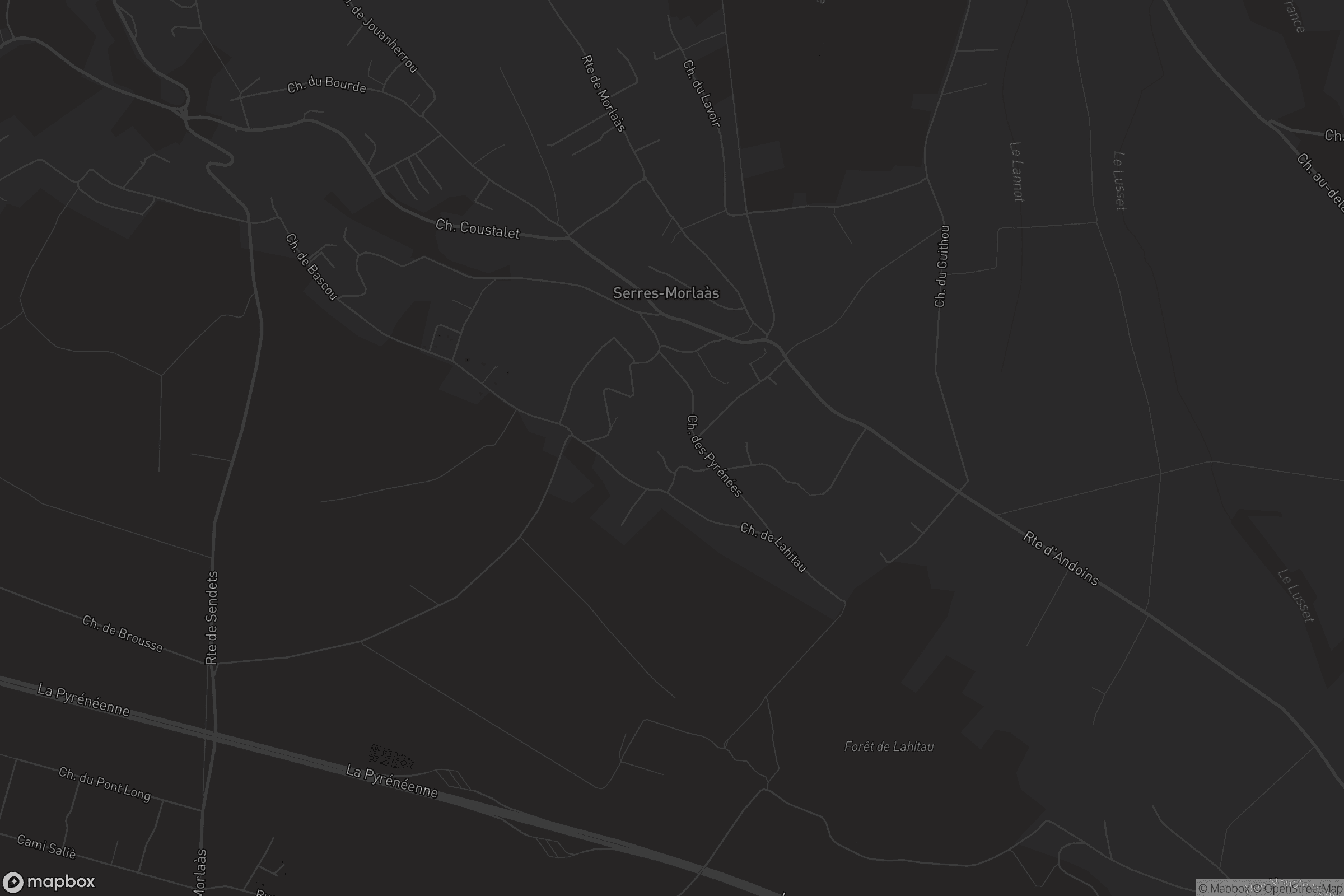 Carte de Serres-Morlaàs