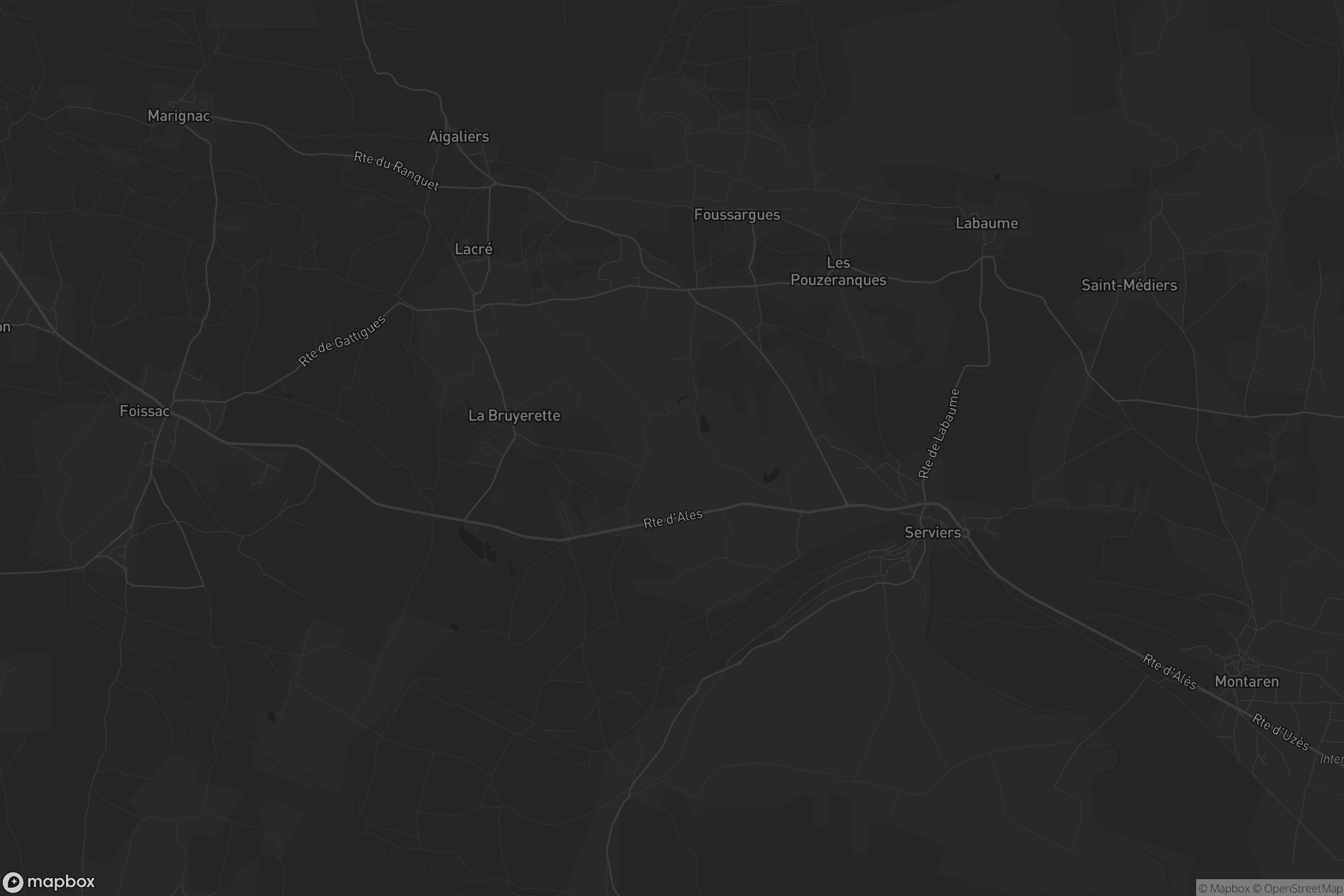 Carte de Serviers-et-Labaume