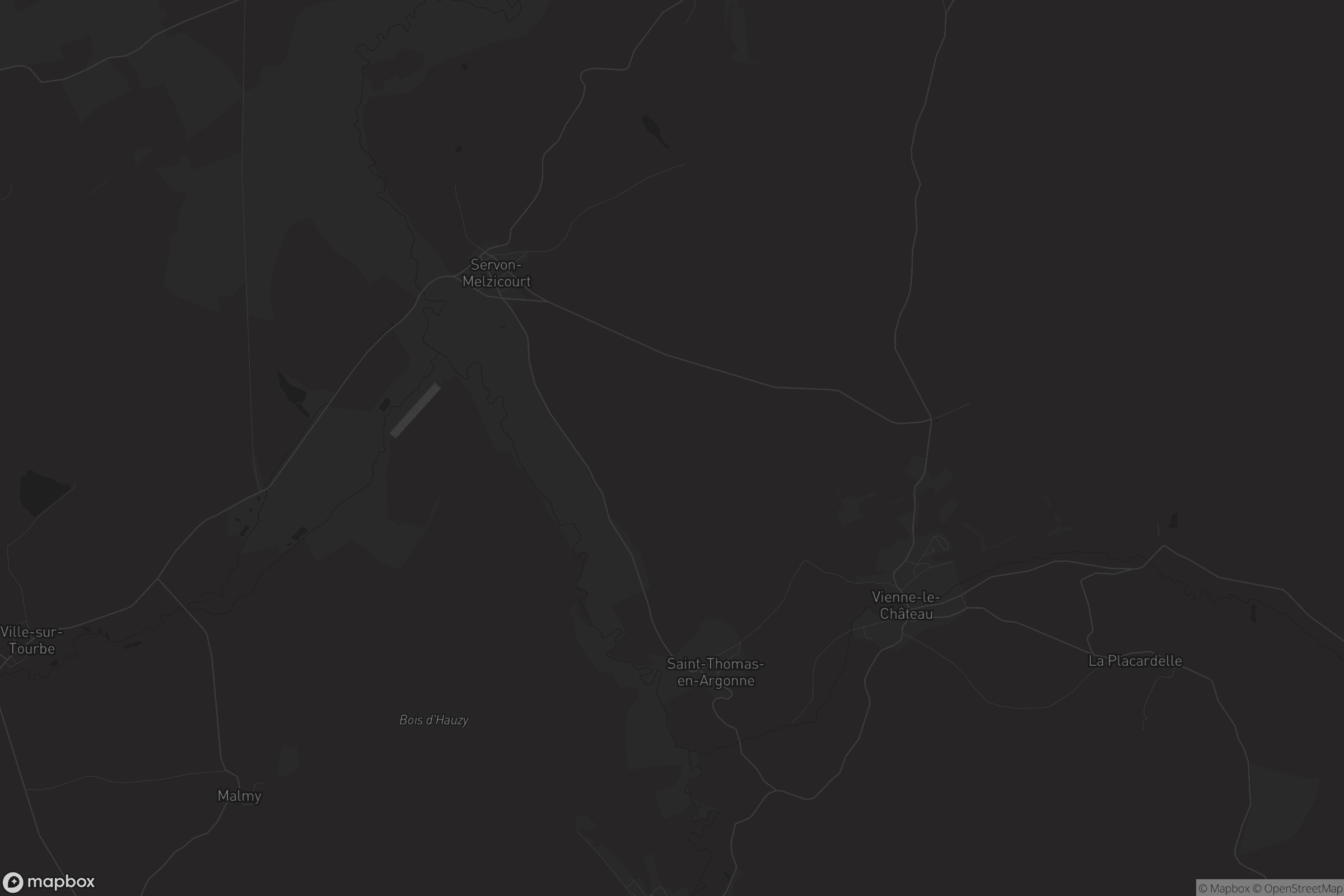 Carte de Servon-Melzicourt