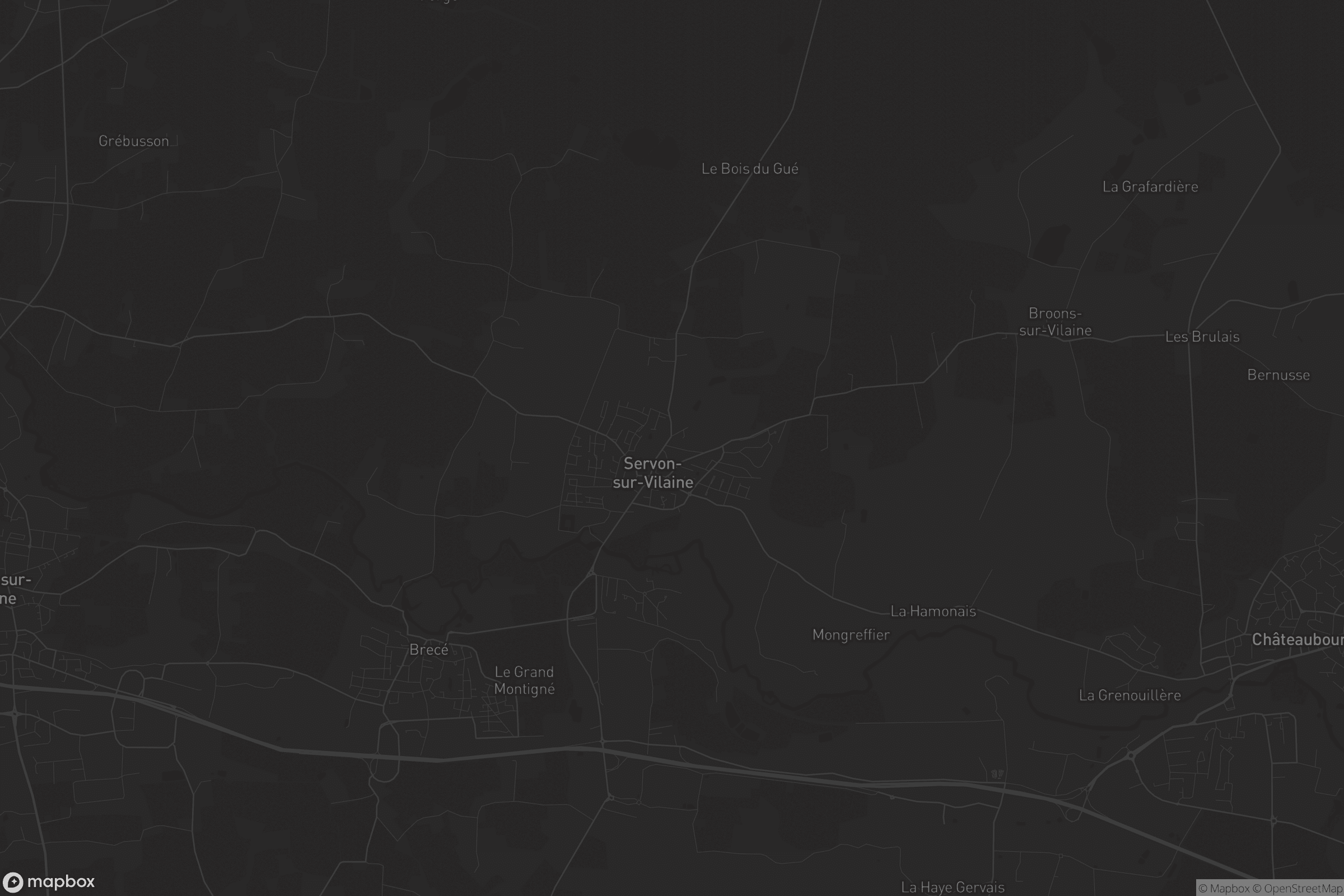 Carte de Servon-sur-Vilaine