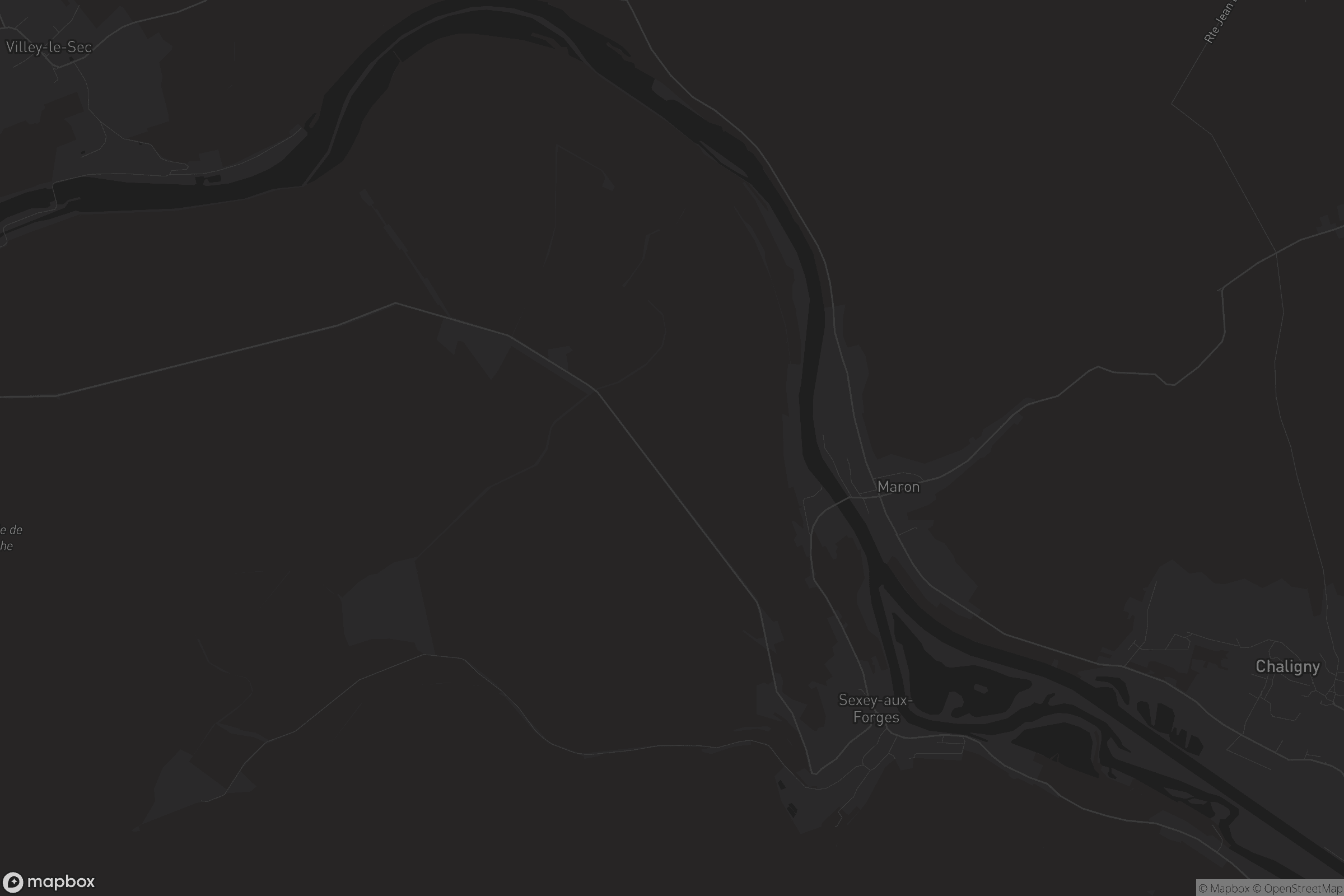 Carte de Sexey-aux-Forges