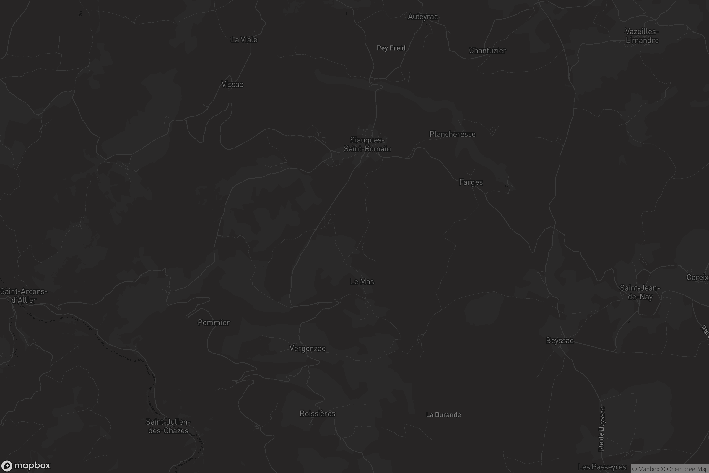 Carte de Siaugues-Sainte-Marie