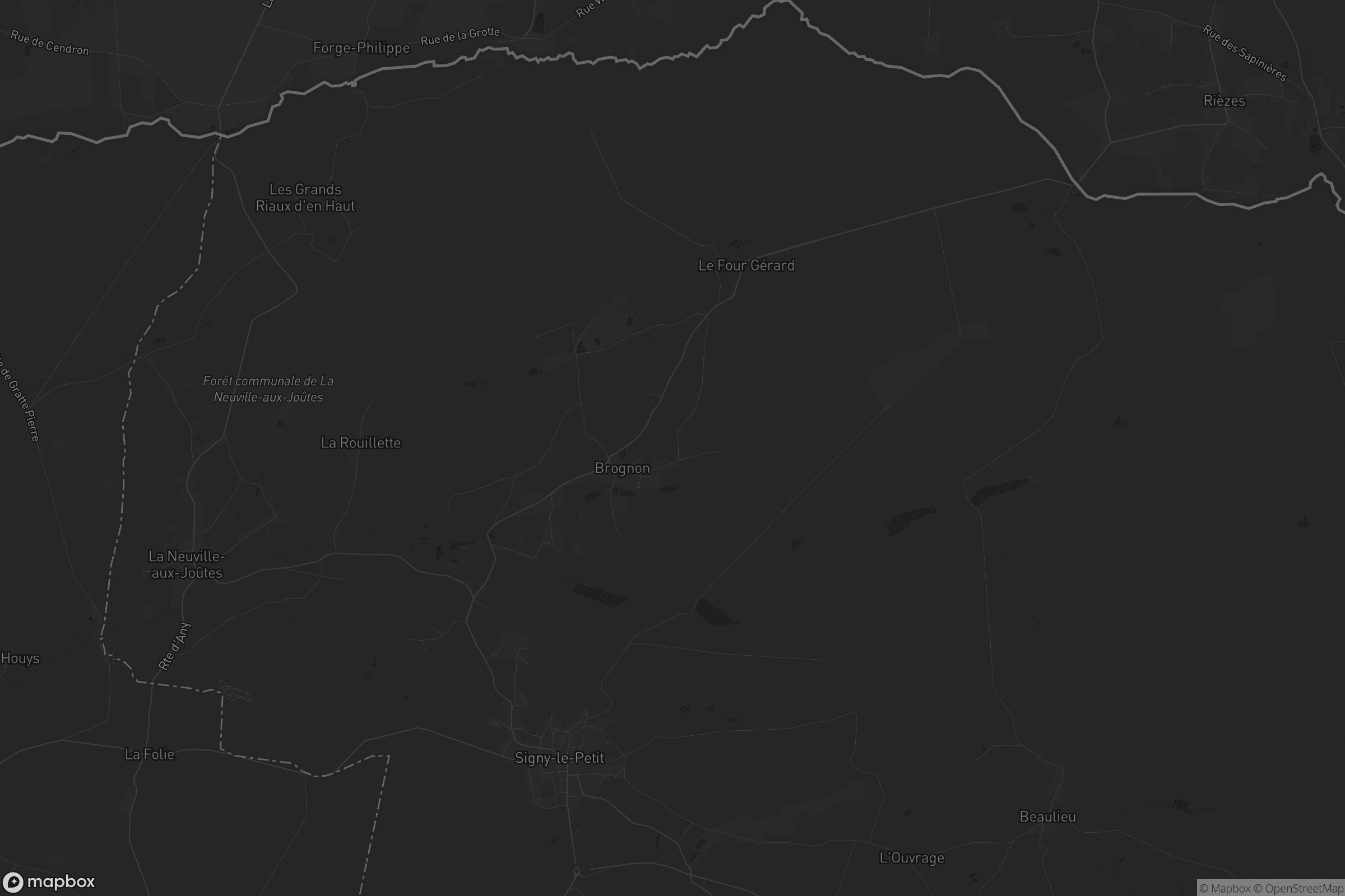 Carte de Signy-le-Petit