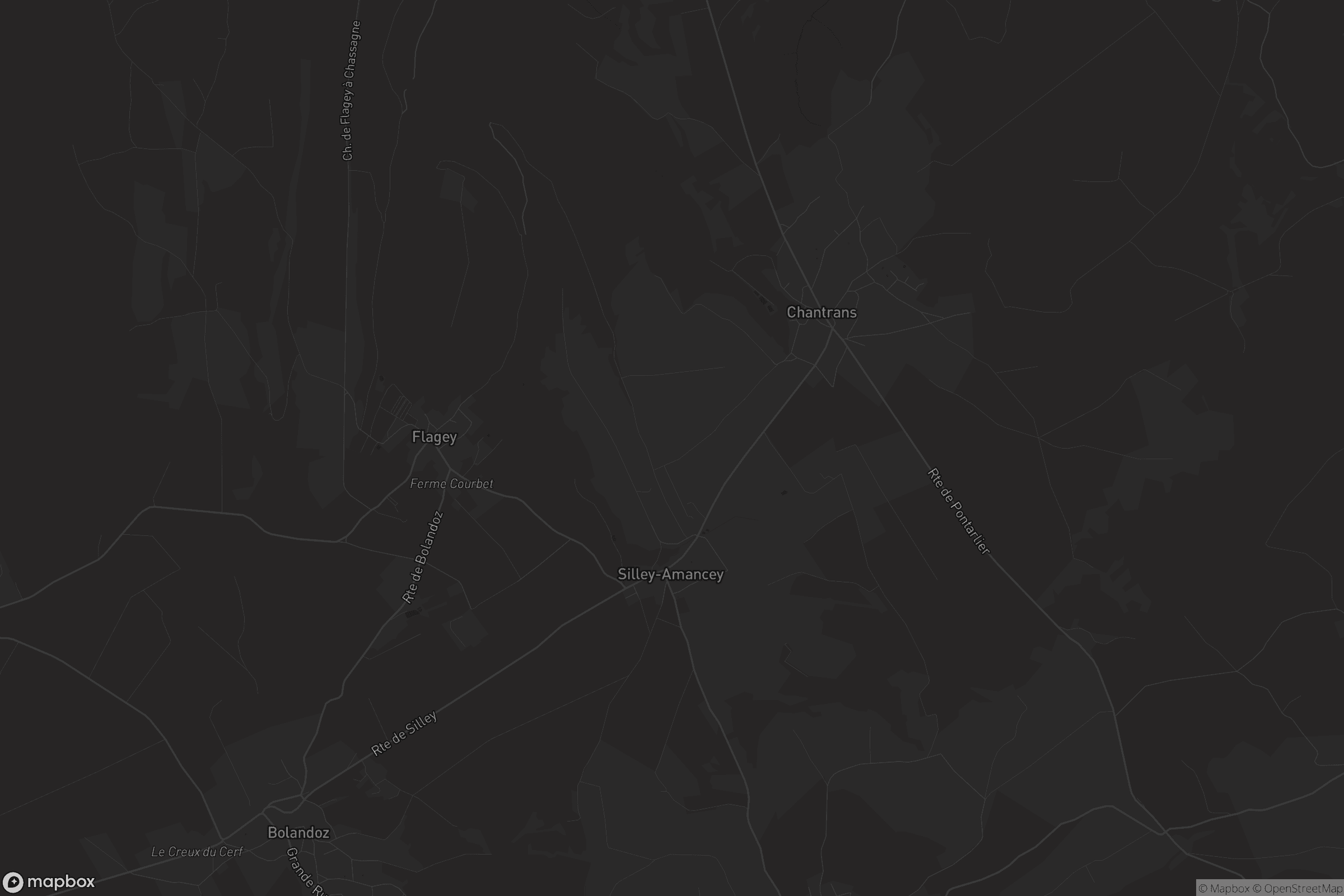 Carte de Silley-Amancey