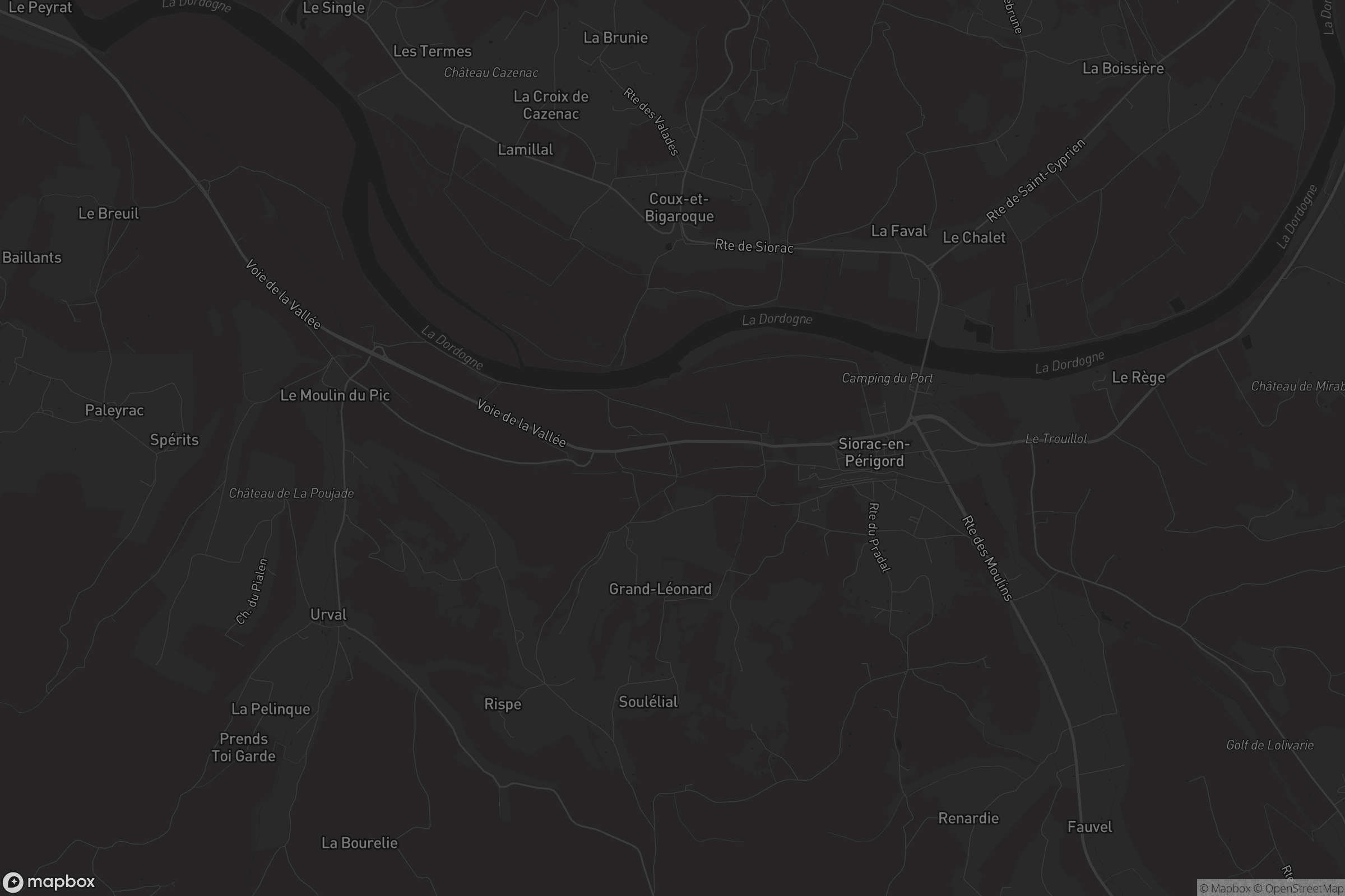 Carte de Siorac-en-Périgord