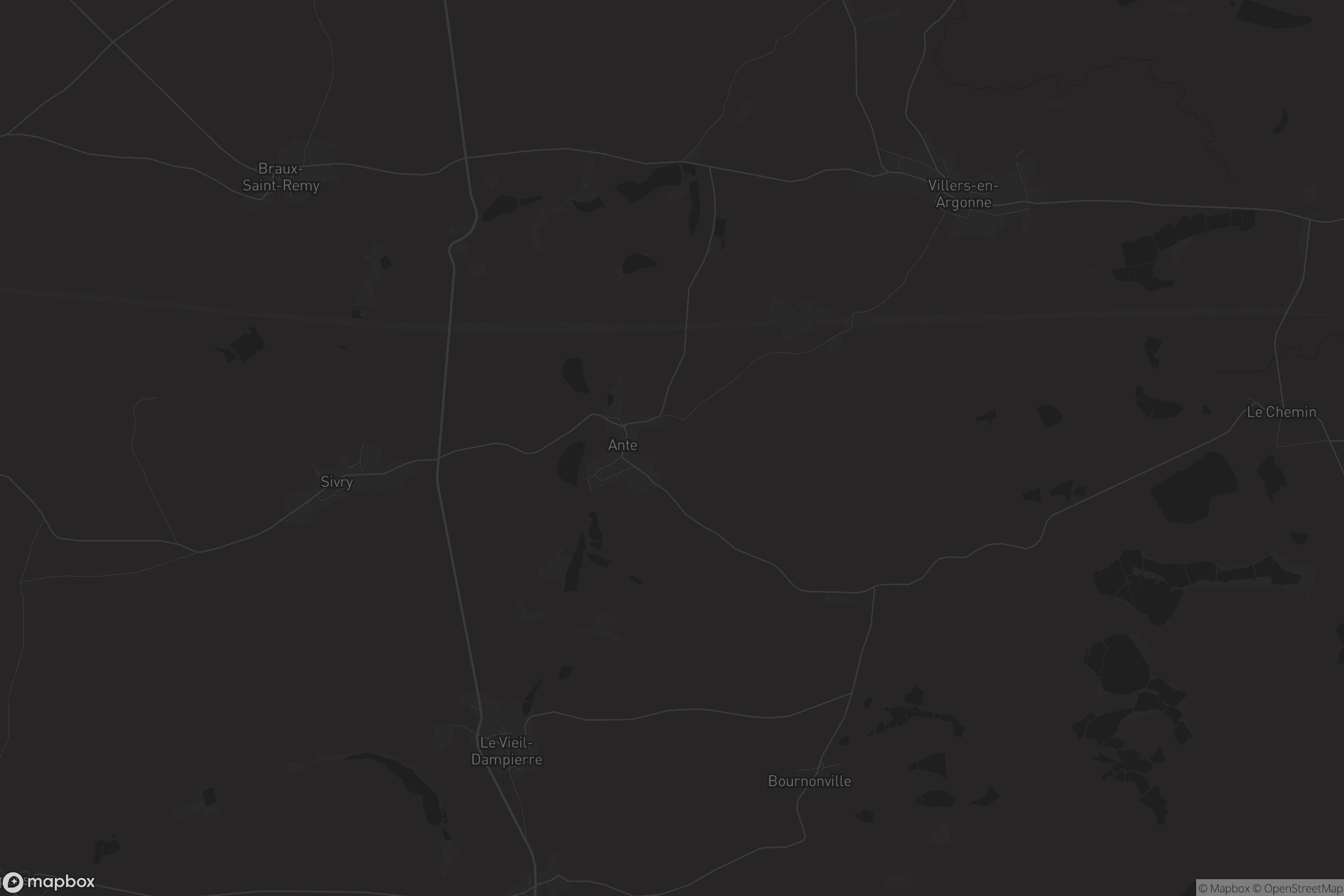 Carte de Sivry-Ante