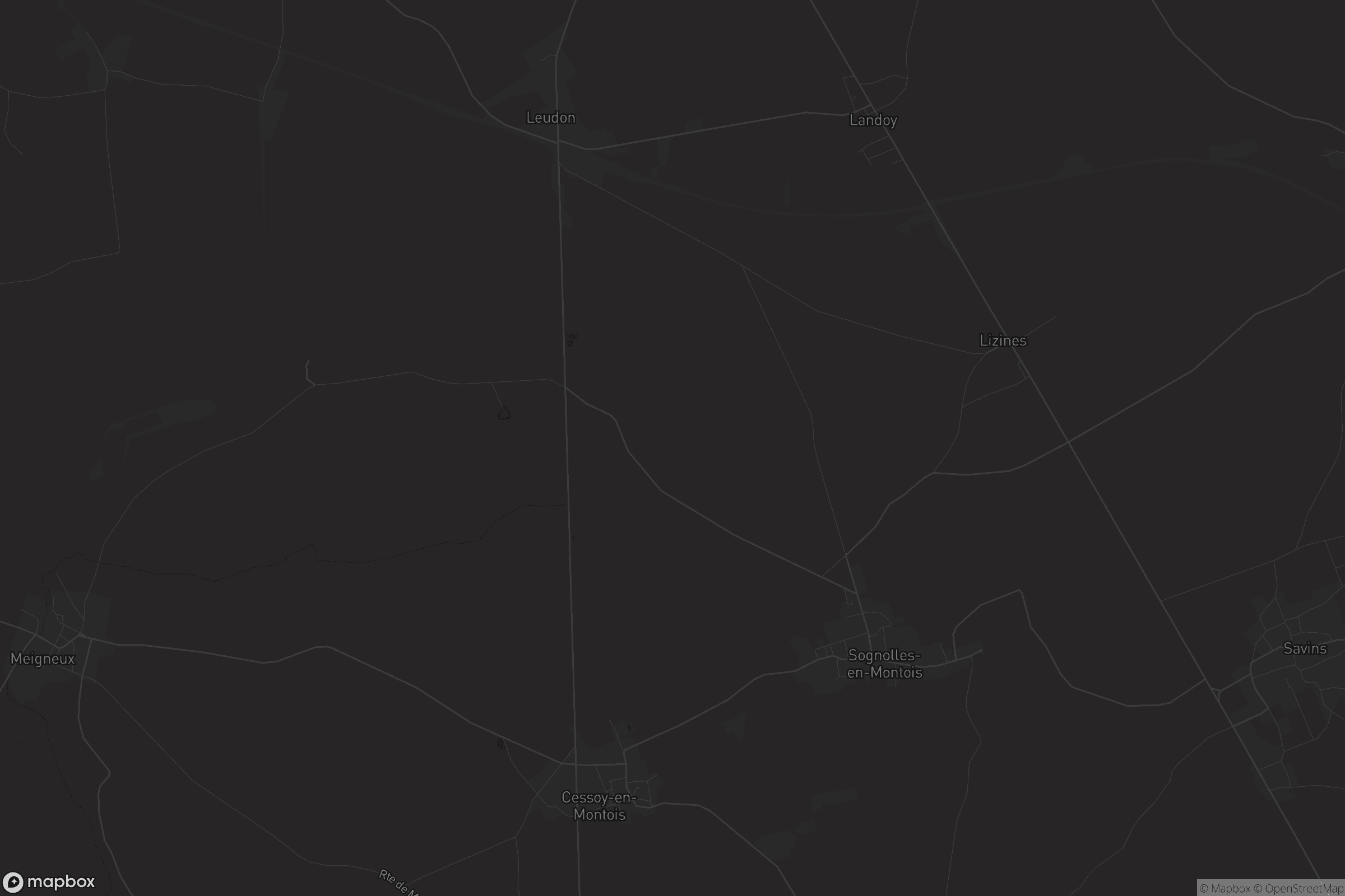 Carte de Sognolles-en-Montois