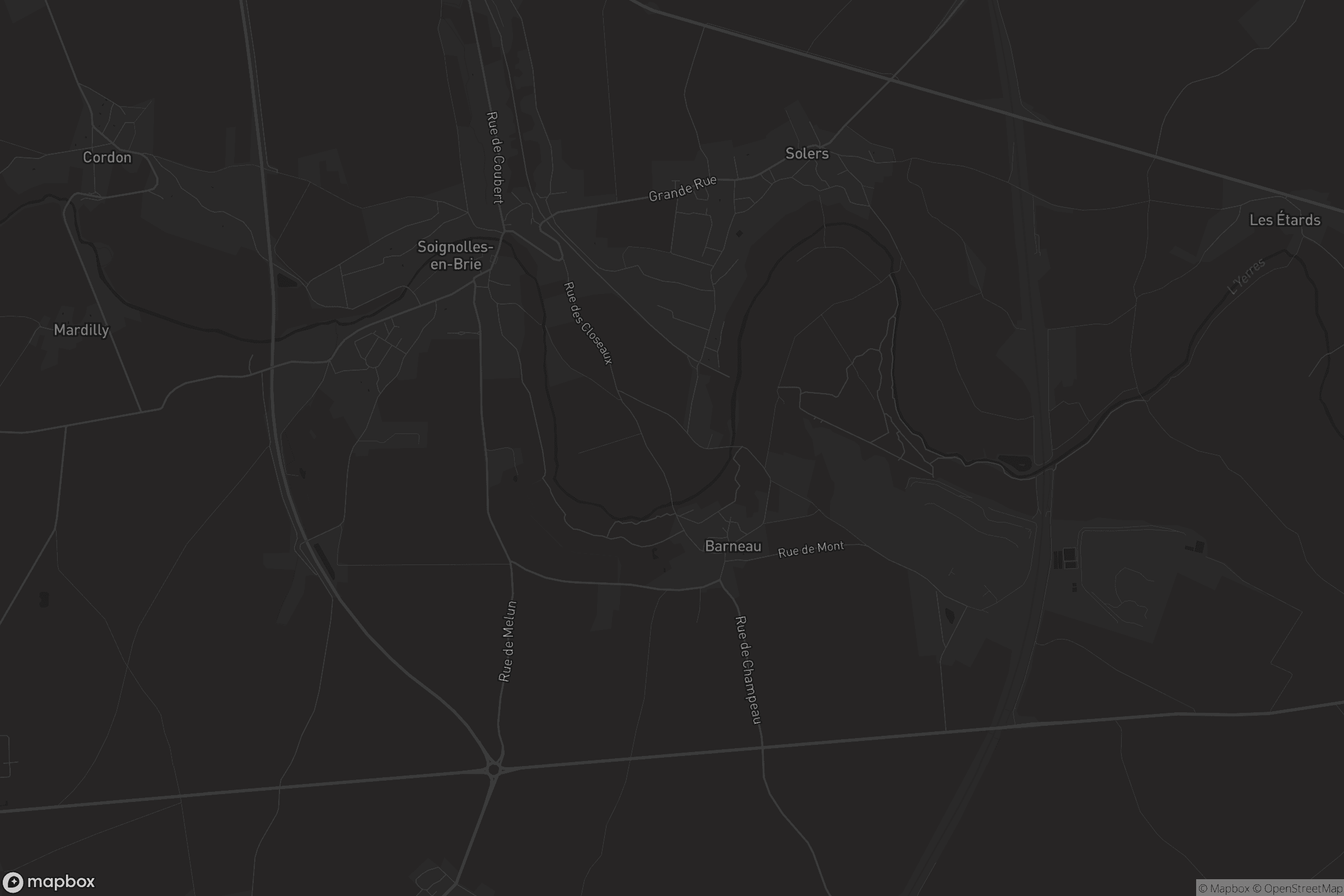 Carte de Soignolles-en-Brie