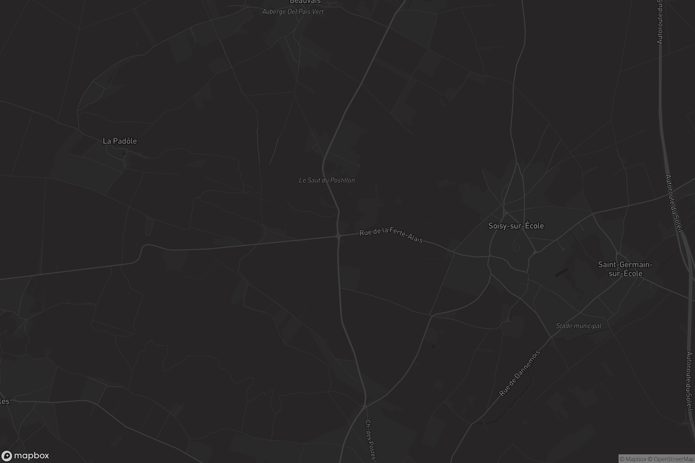 Carte de Soisy-sur-École