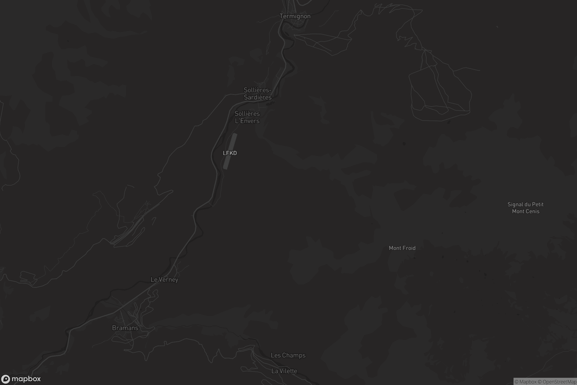 Carte de Sollières-Sardières