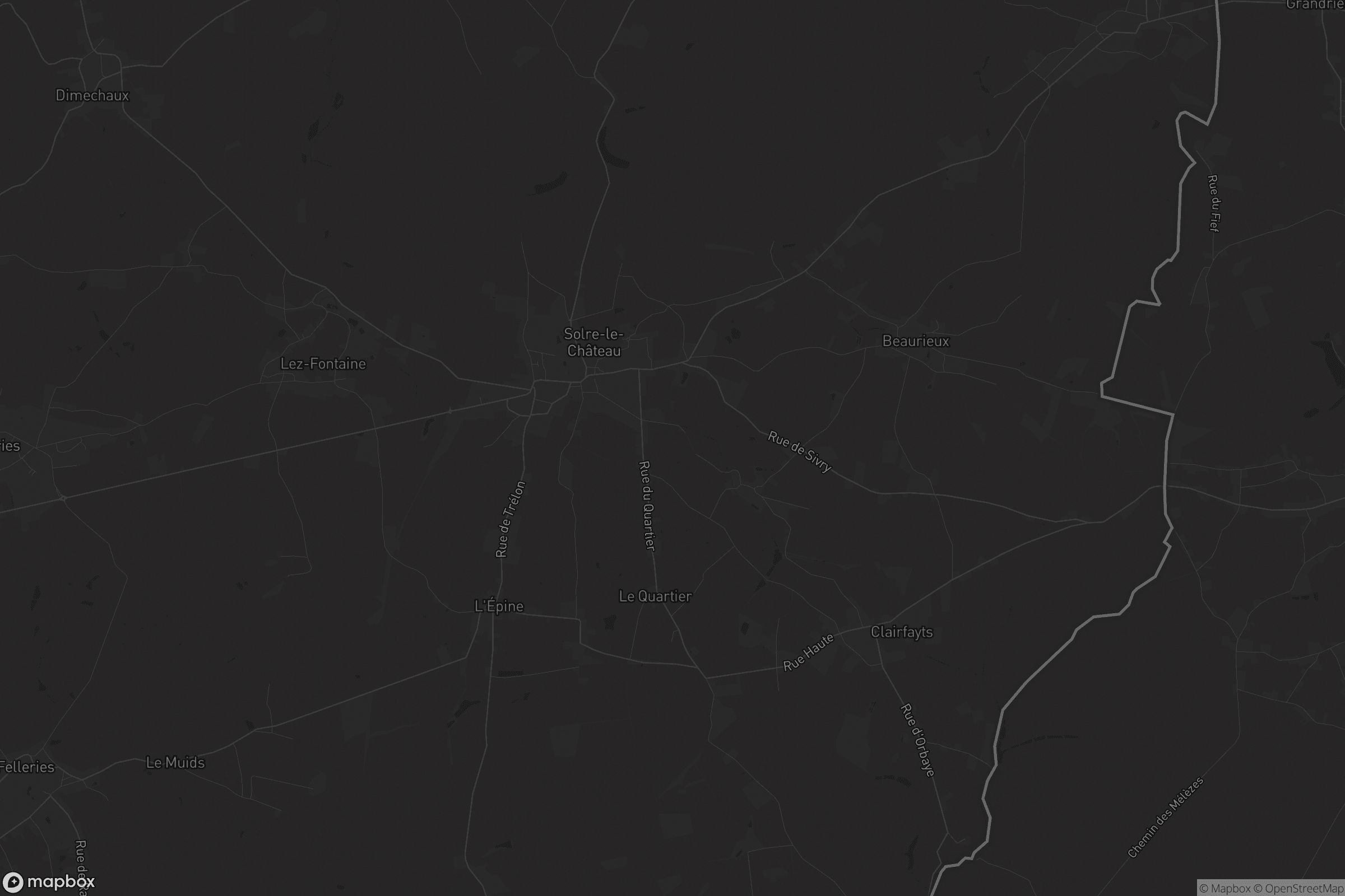 Carte de Solre-le-Château