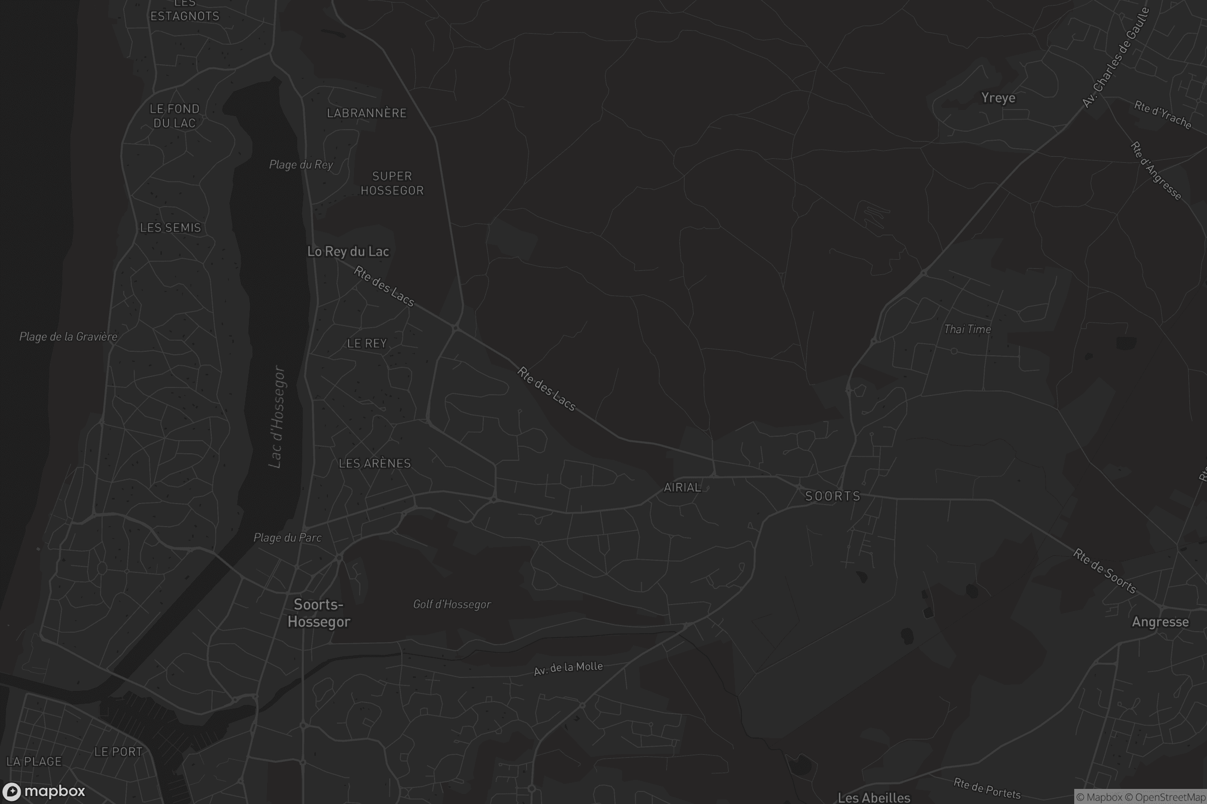 Carte de Soorts-Hossegor