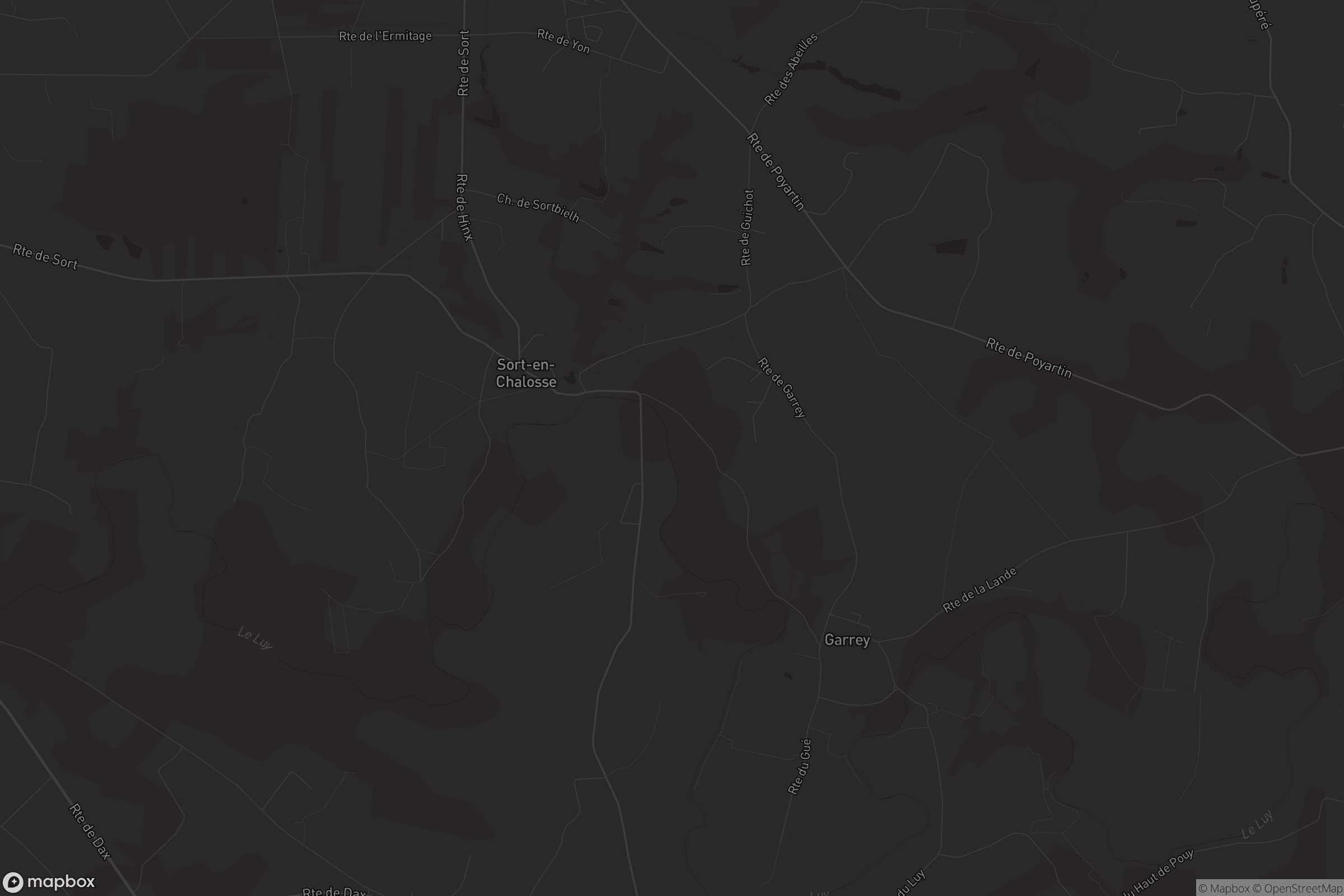 Carte de Sort-en-Chalosse