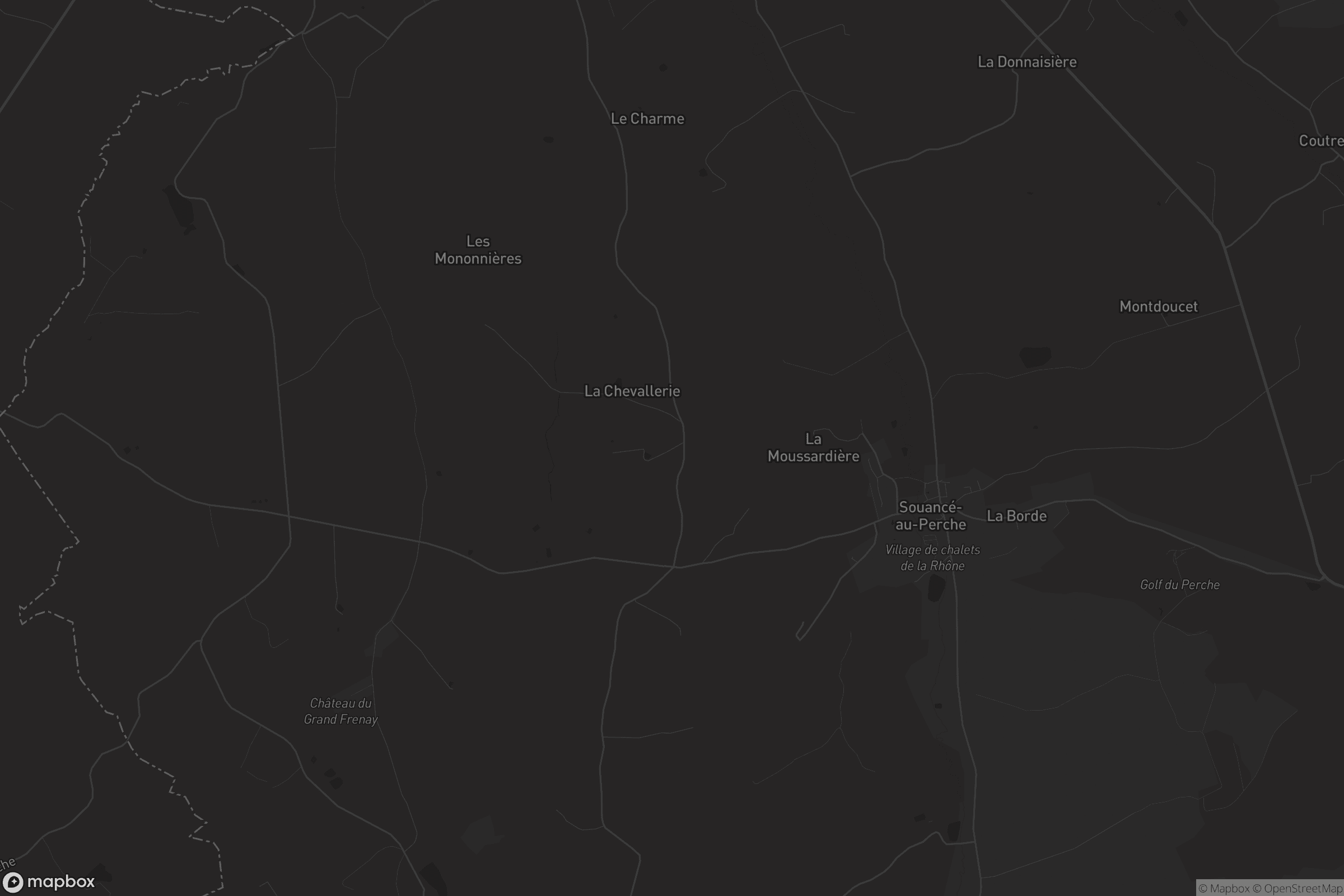 Carte de Souancé-au-Perche