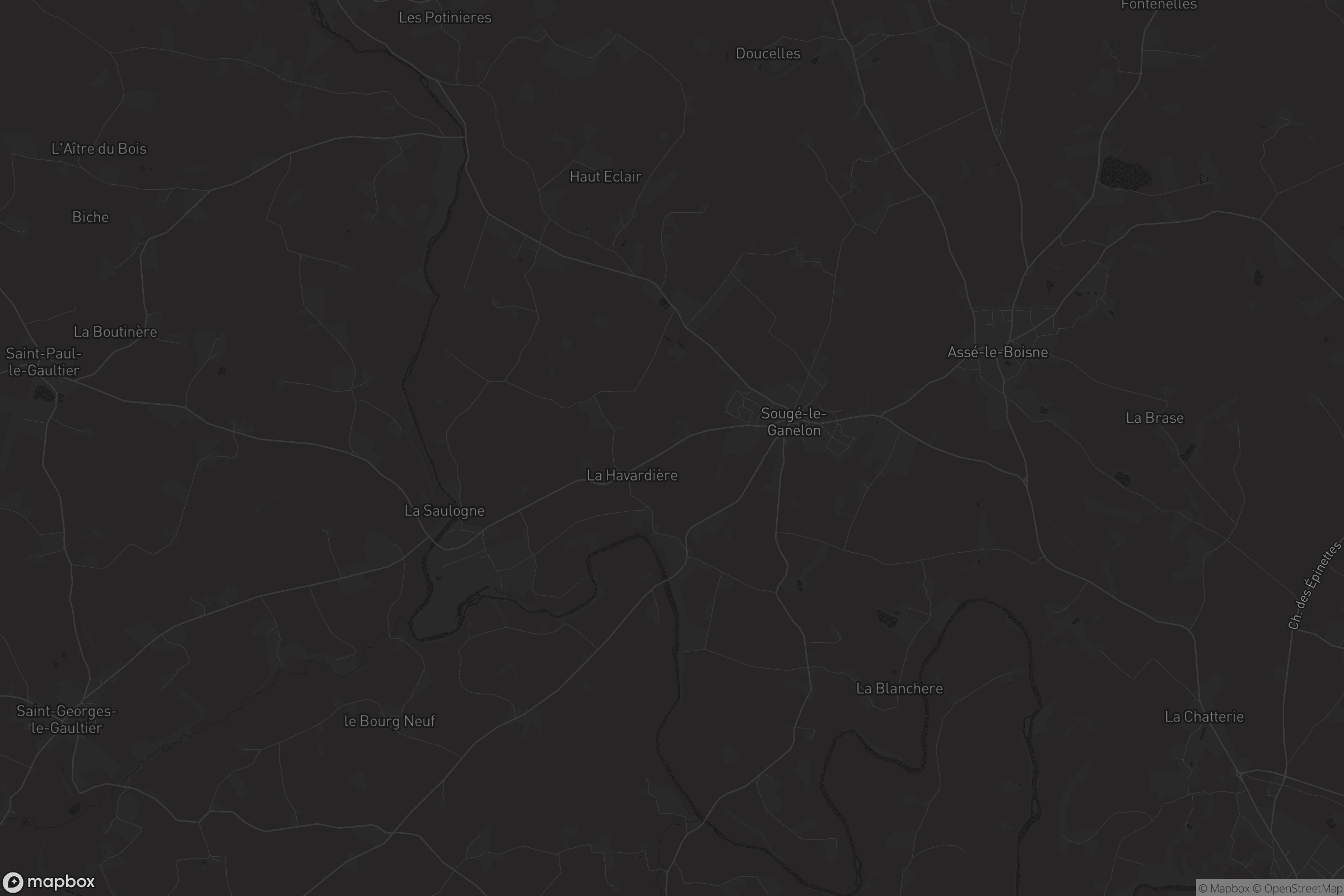 Carte de Sougé-le-Ganelon