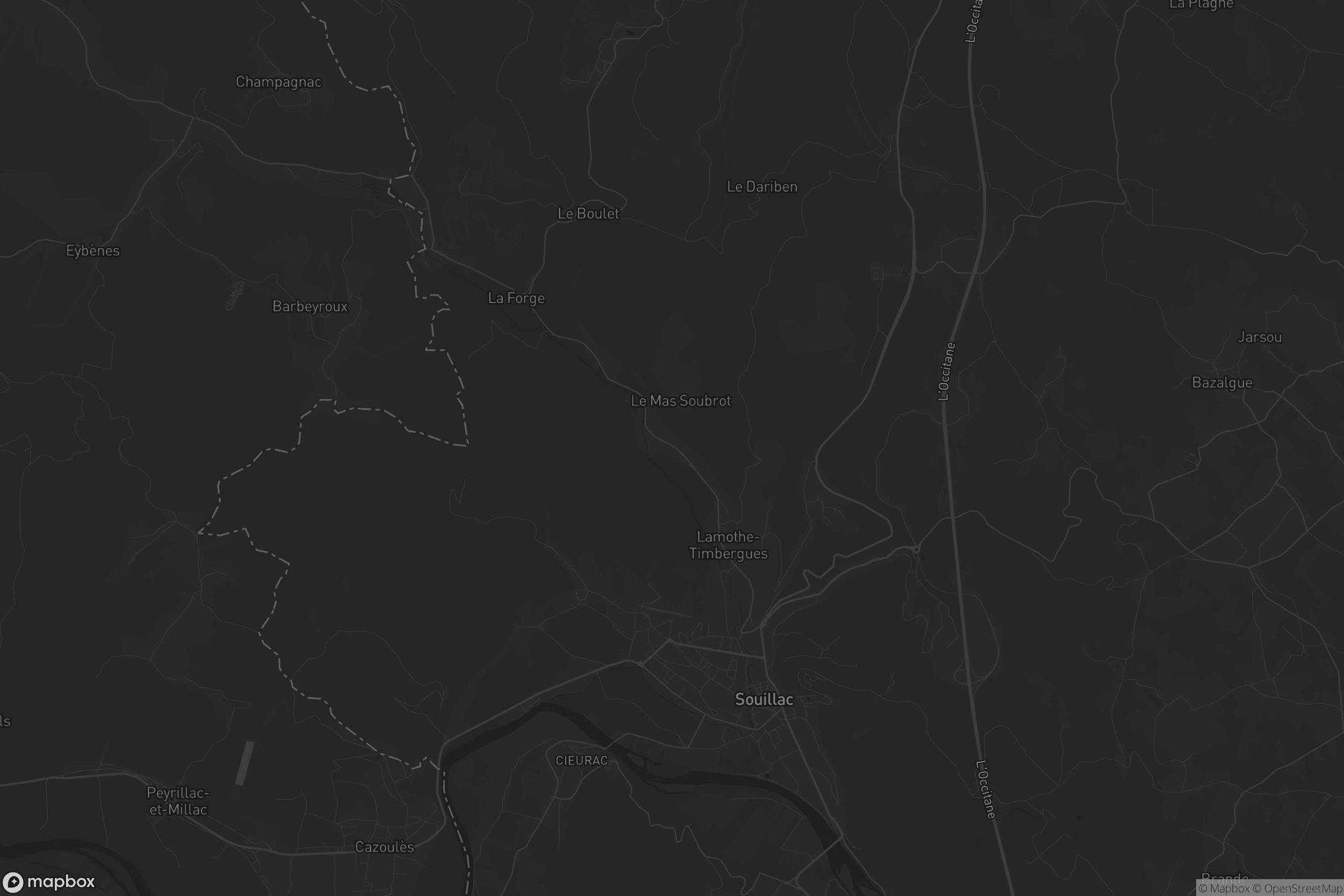 Carte de Souillac