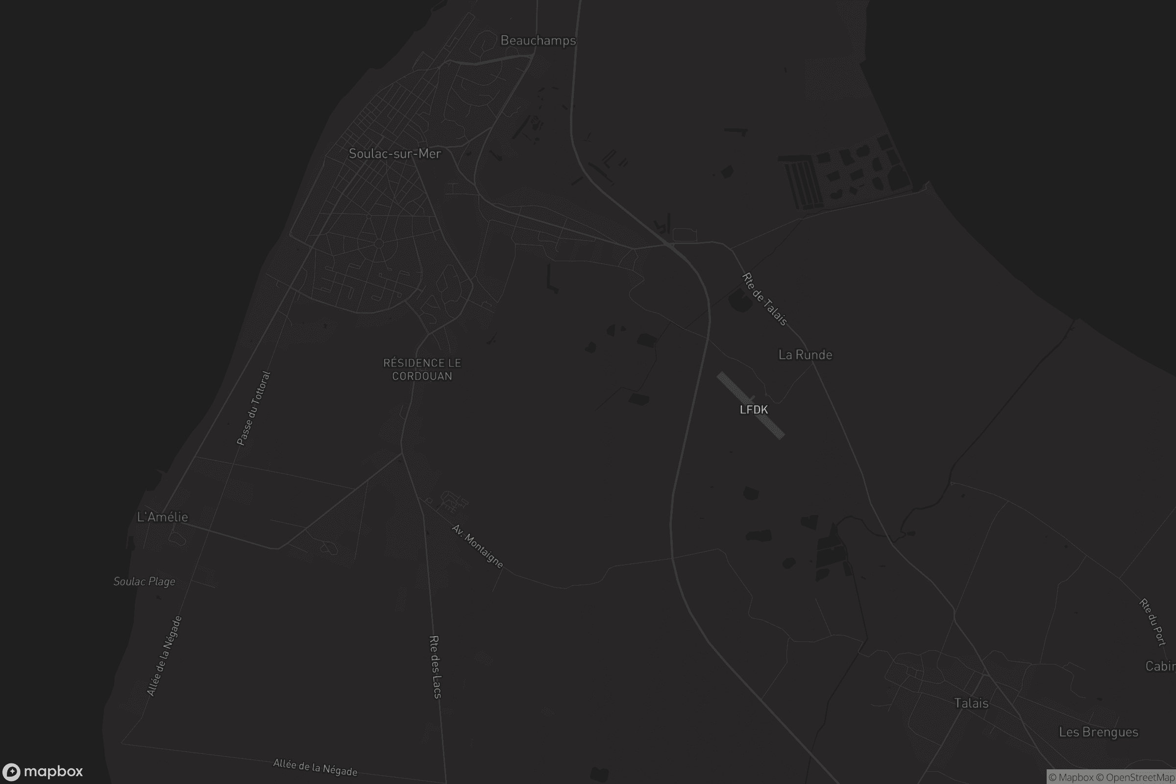 Carte de Soulac-sur-Mer