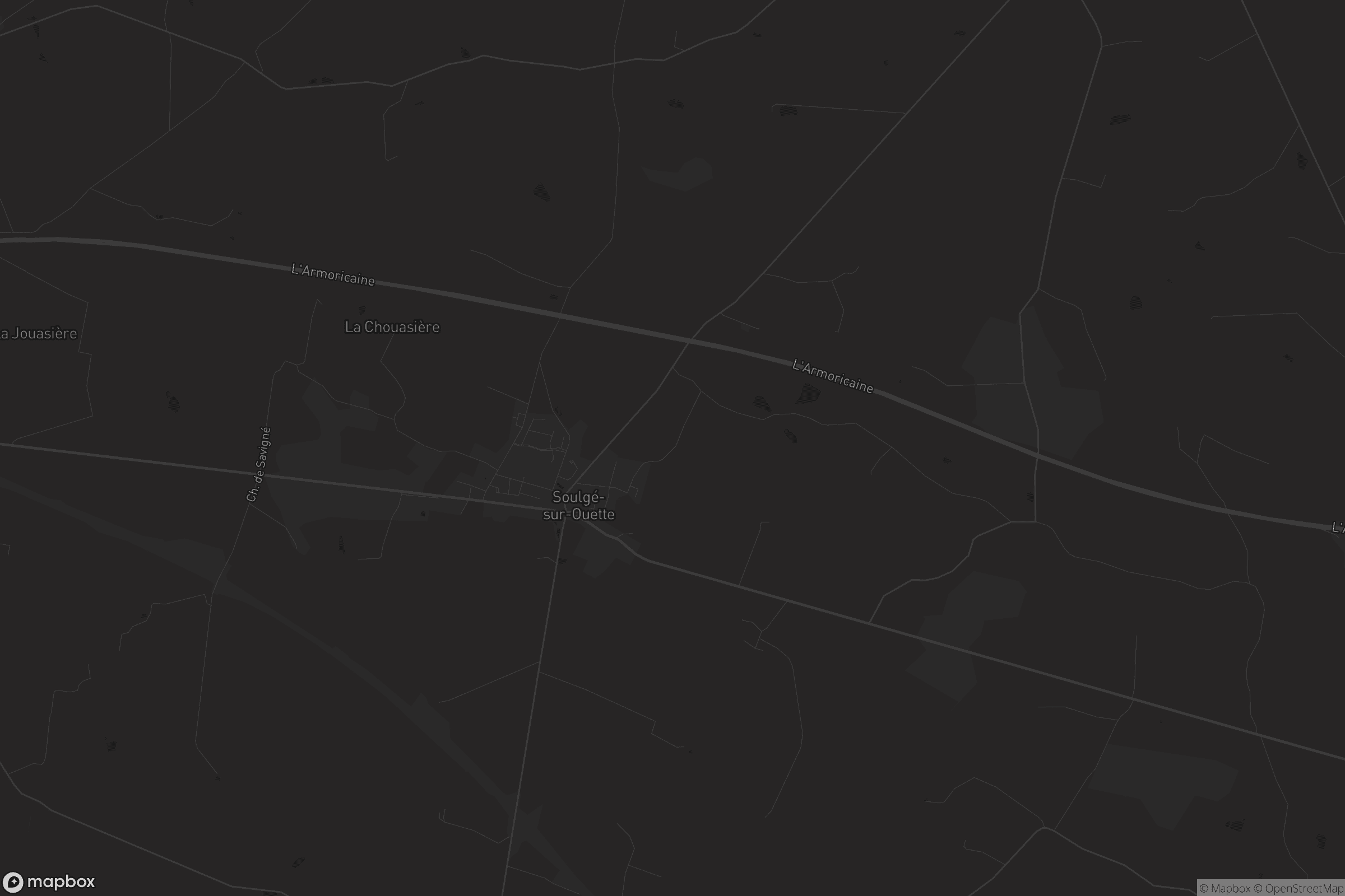 Carte de Soulgé-sur-Ouette