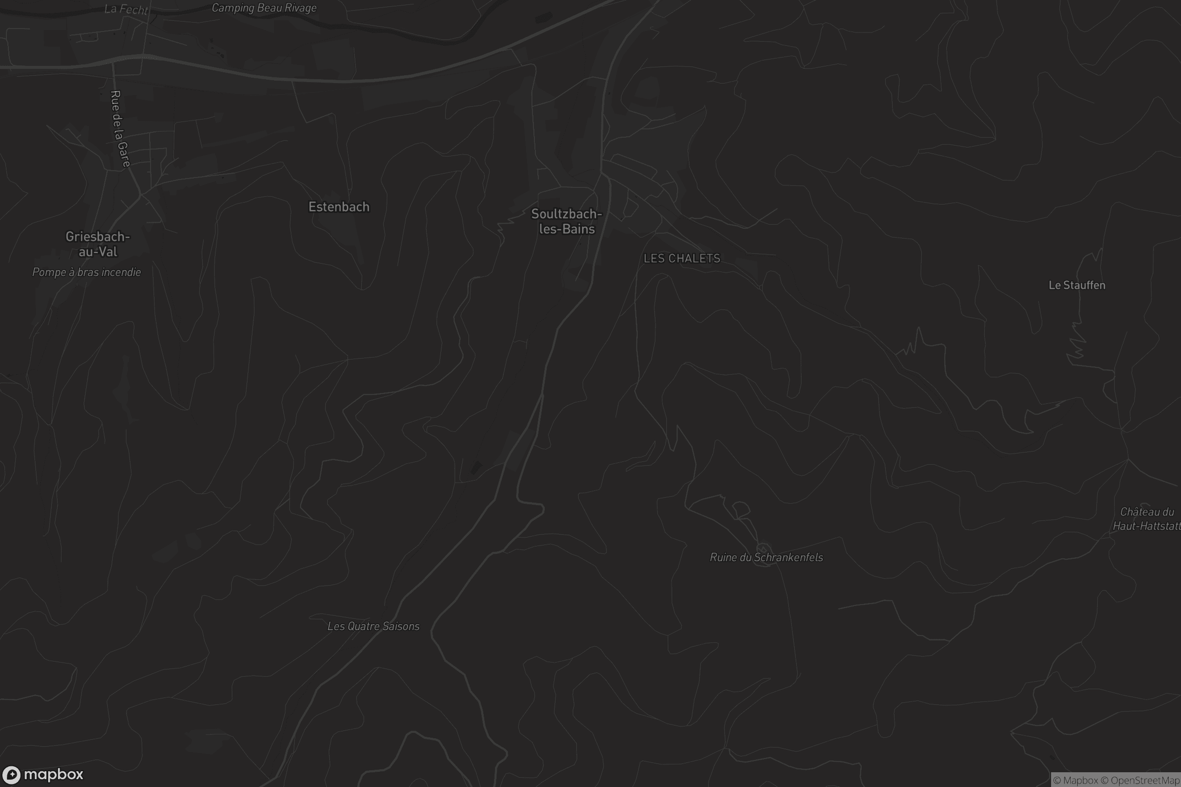 Carte de Soultzbach-les-Bains