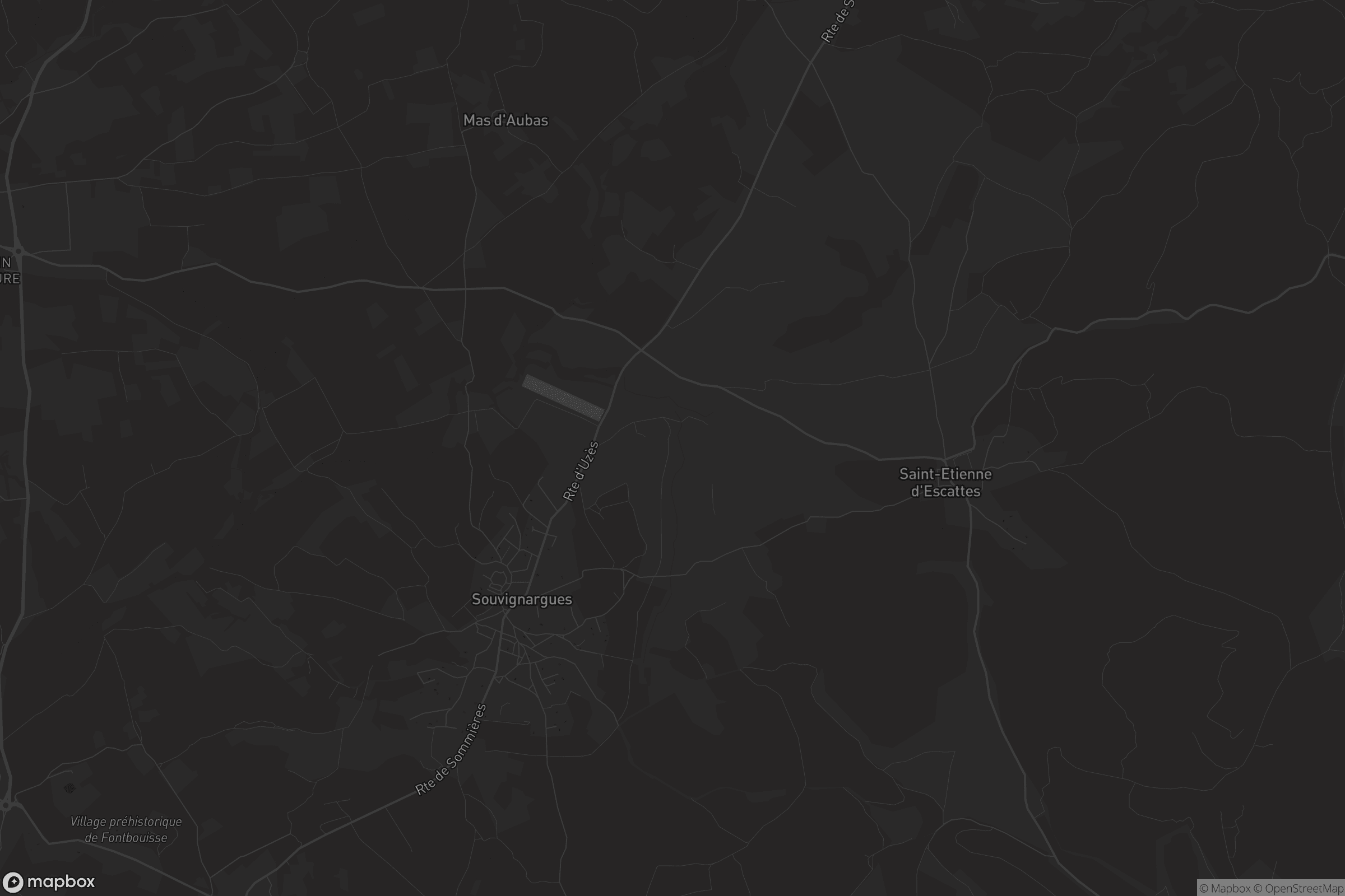 Carte de Souvignargues