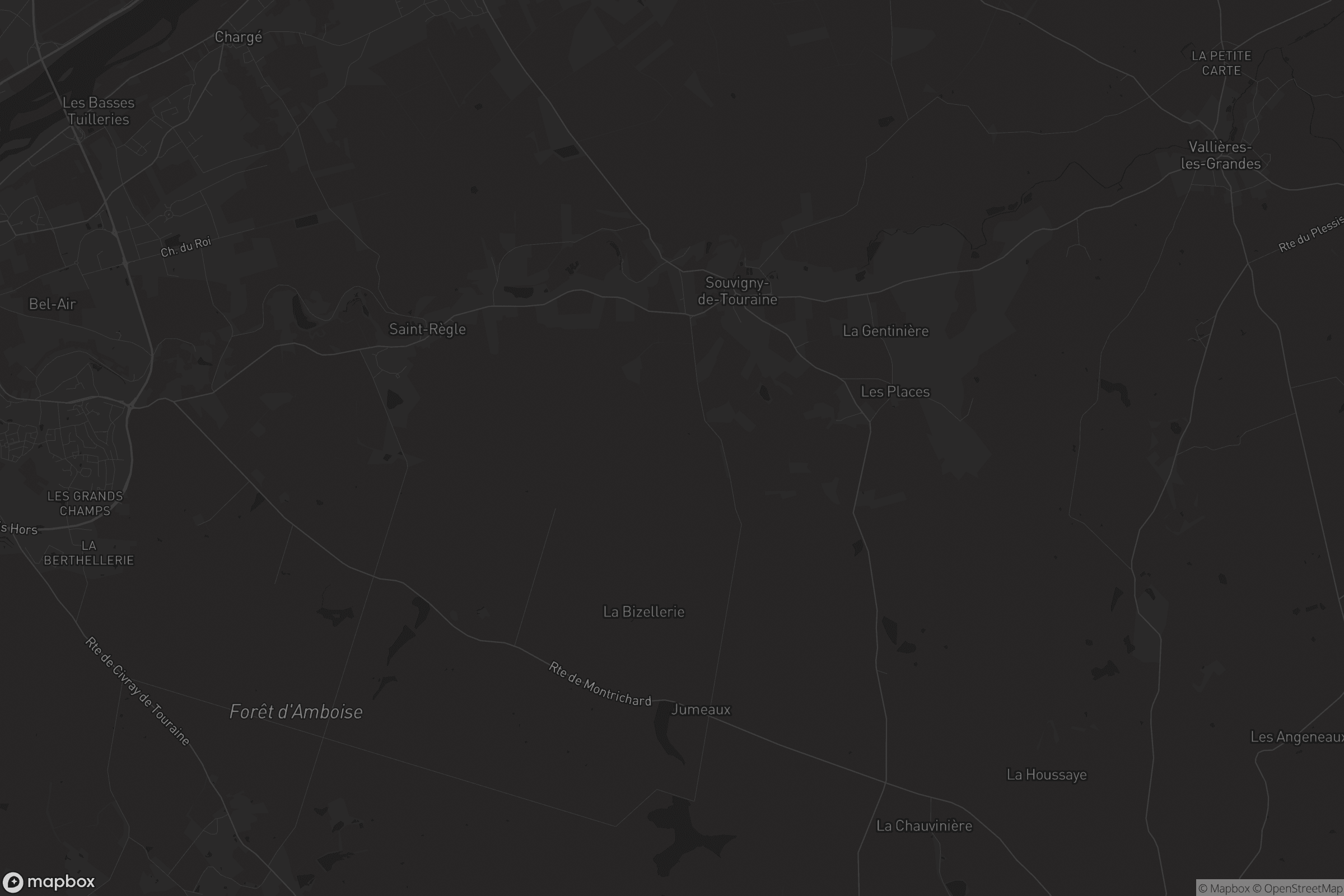Carte de Souvigny-de-Touraine