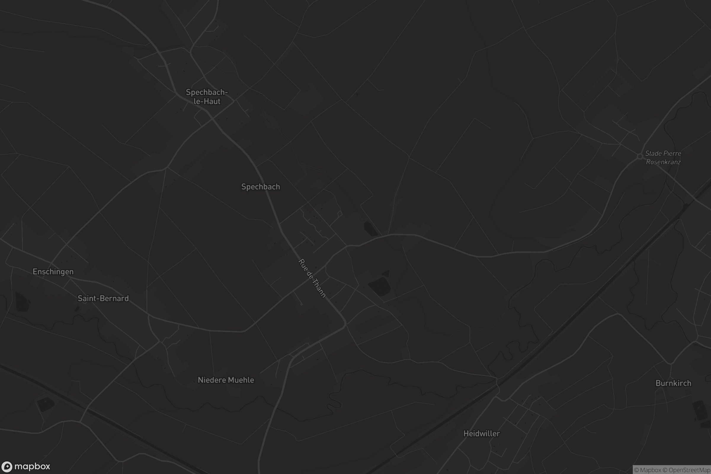 Carte de Spechbach-le-Bas