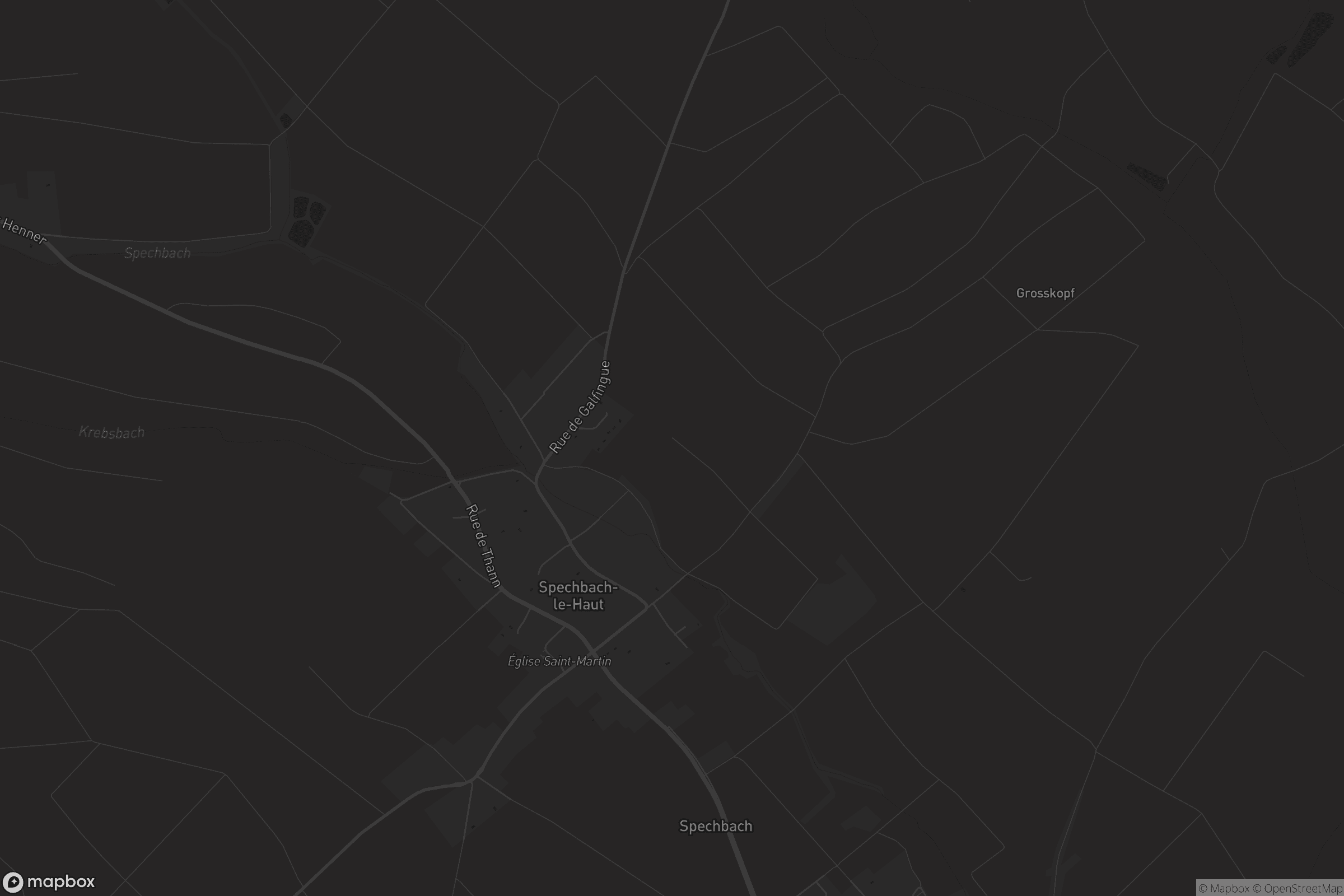 Carte de Spechbach-le-Haut