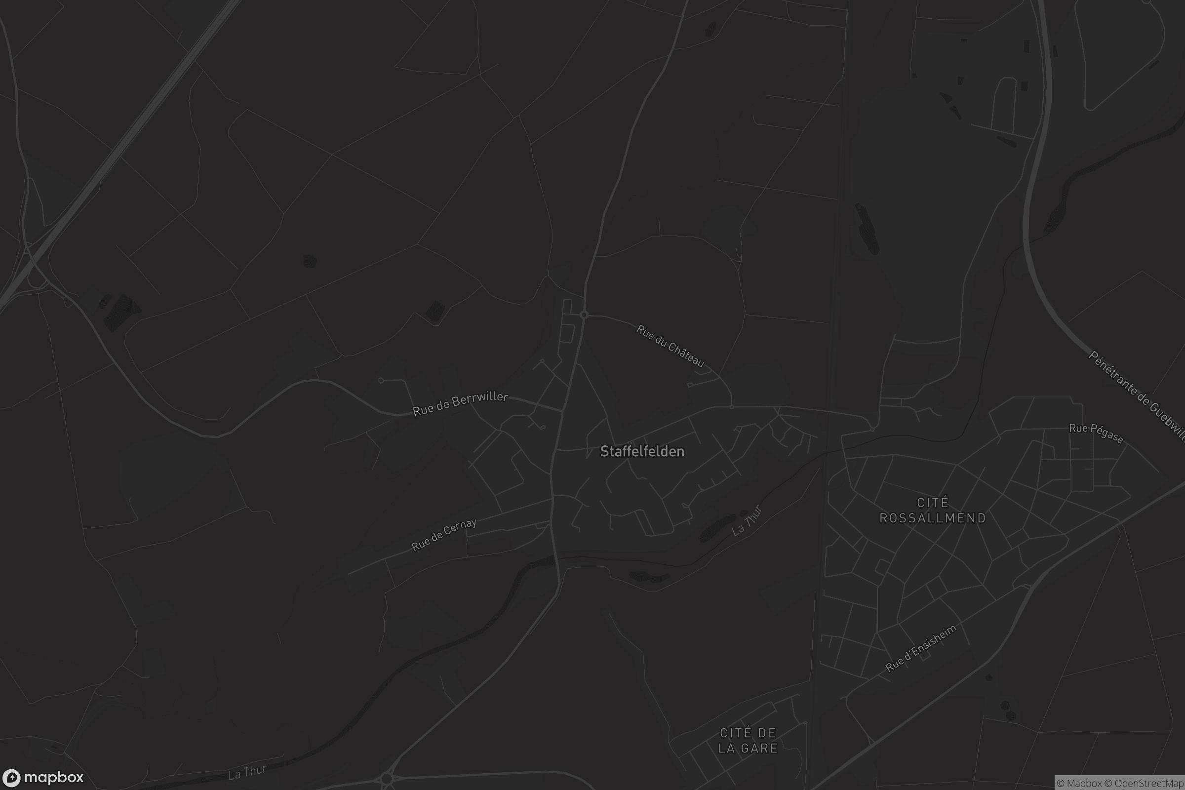 Carte de Staffelfelden