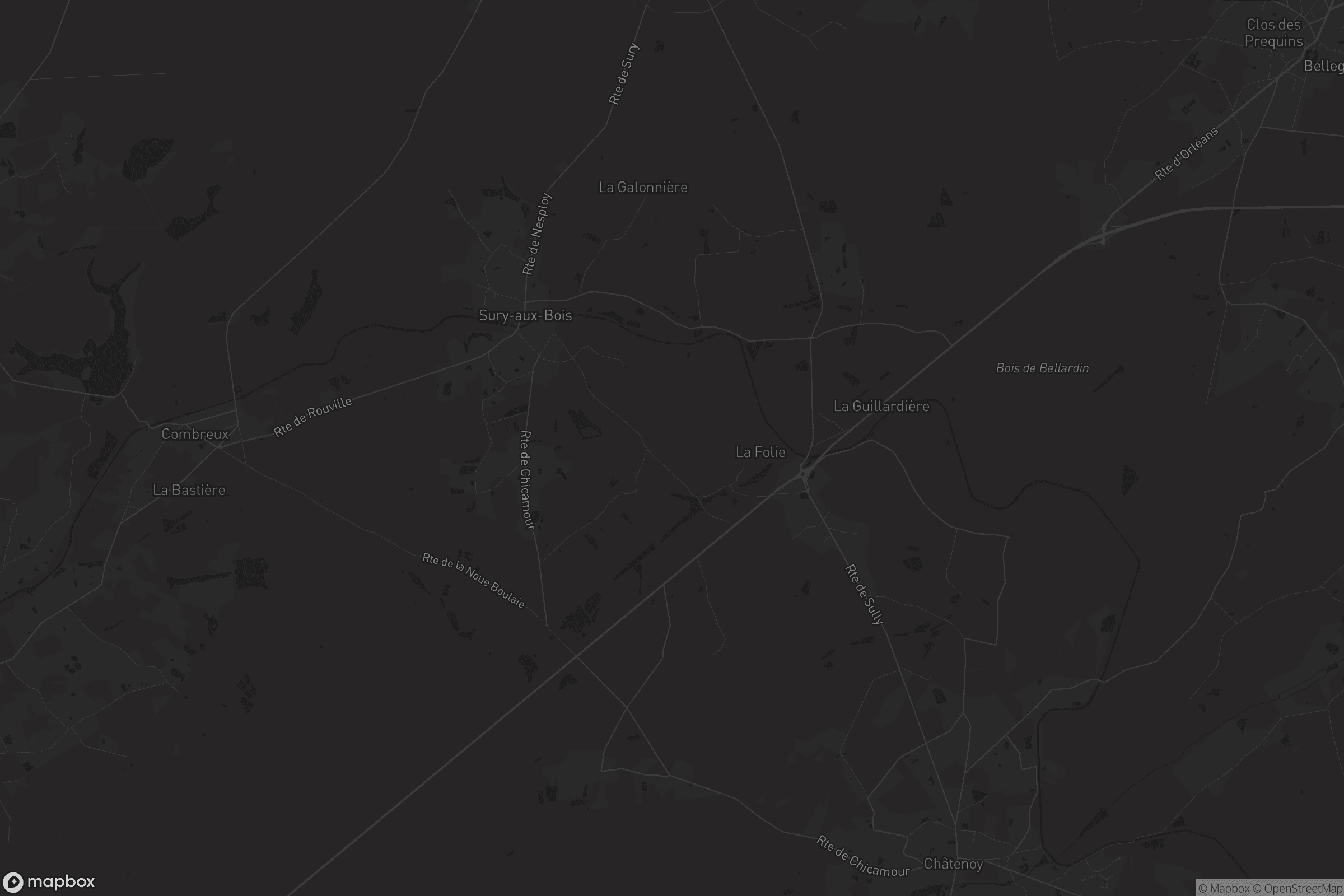 Carte de Sury-aux-Bois