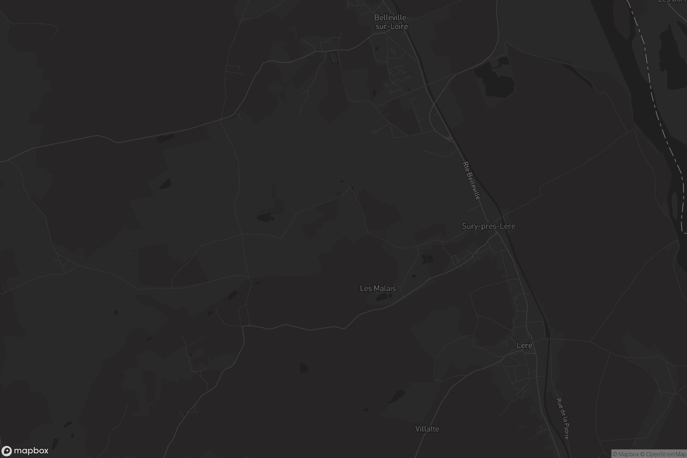 Carte de Sury-près-Léré