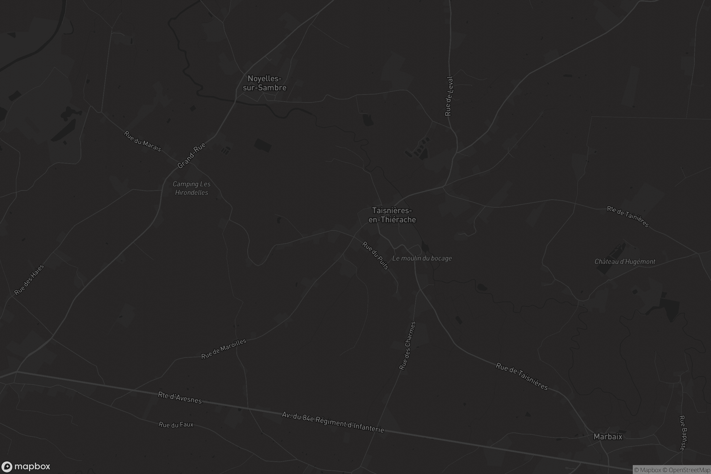 Carte de Taisnières-en-Thiérache