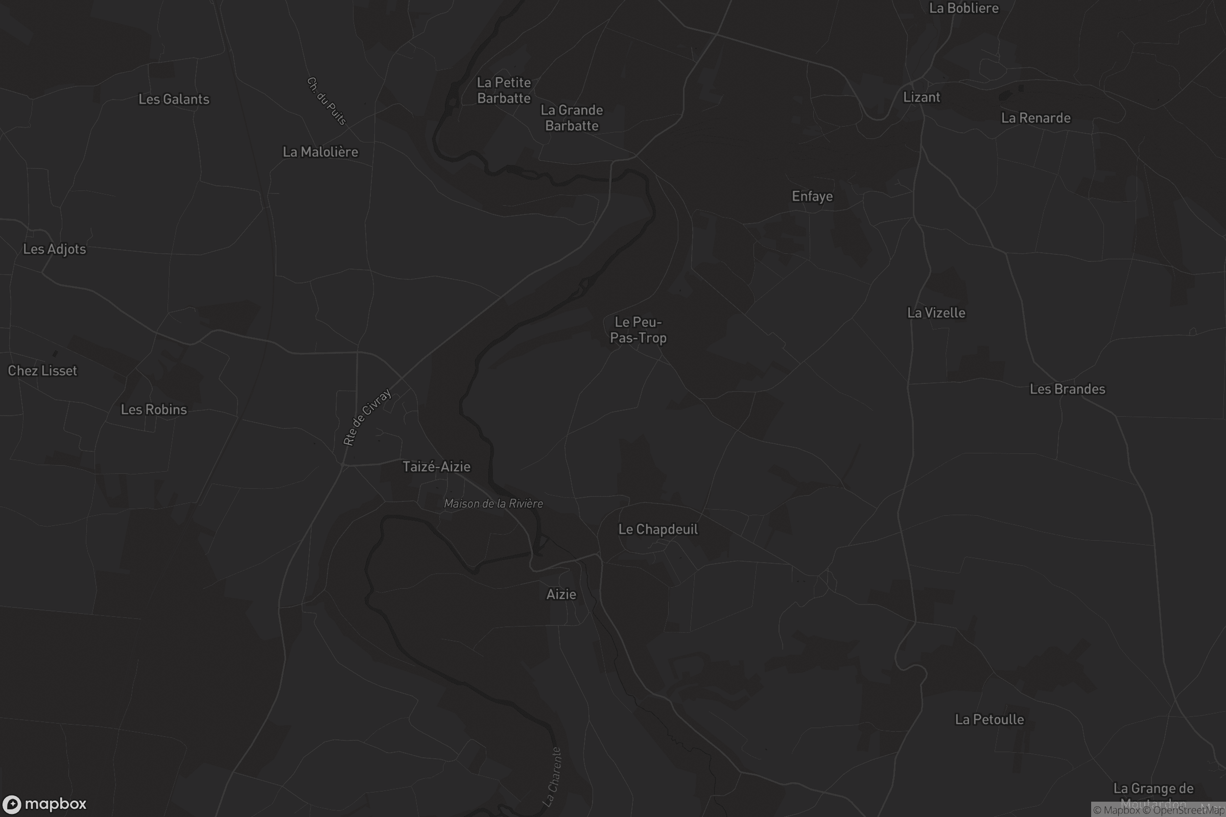 Carte de Taizé-Aizie