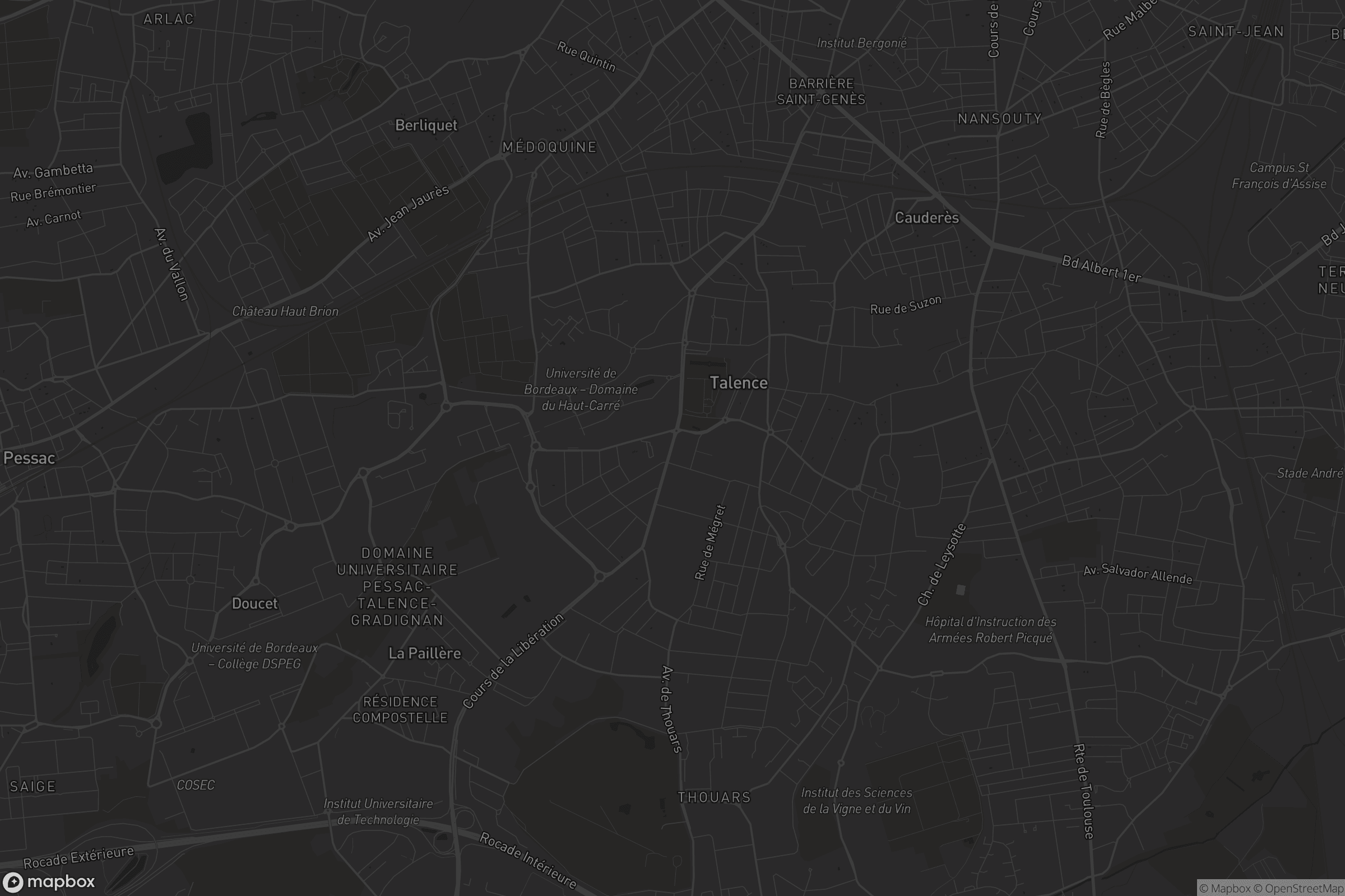 Carte de Talence