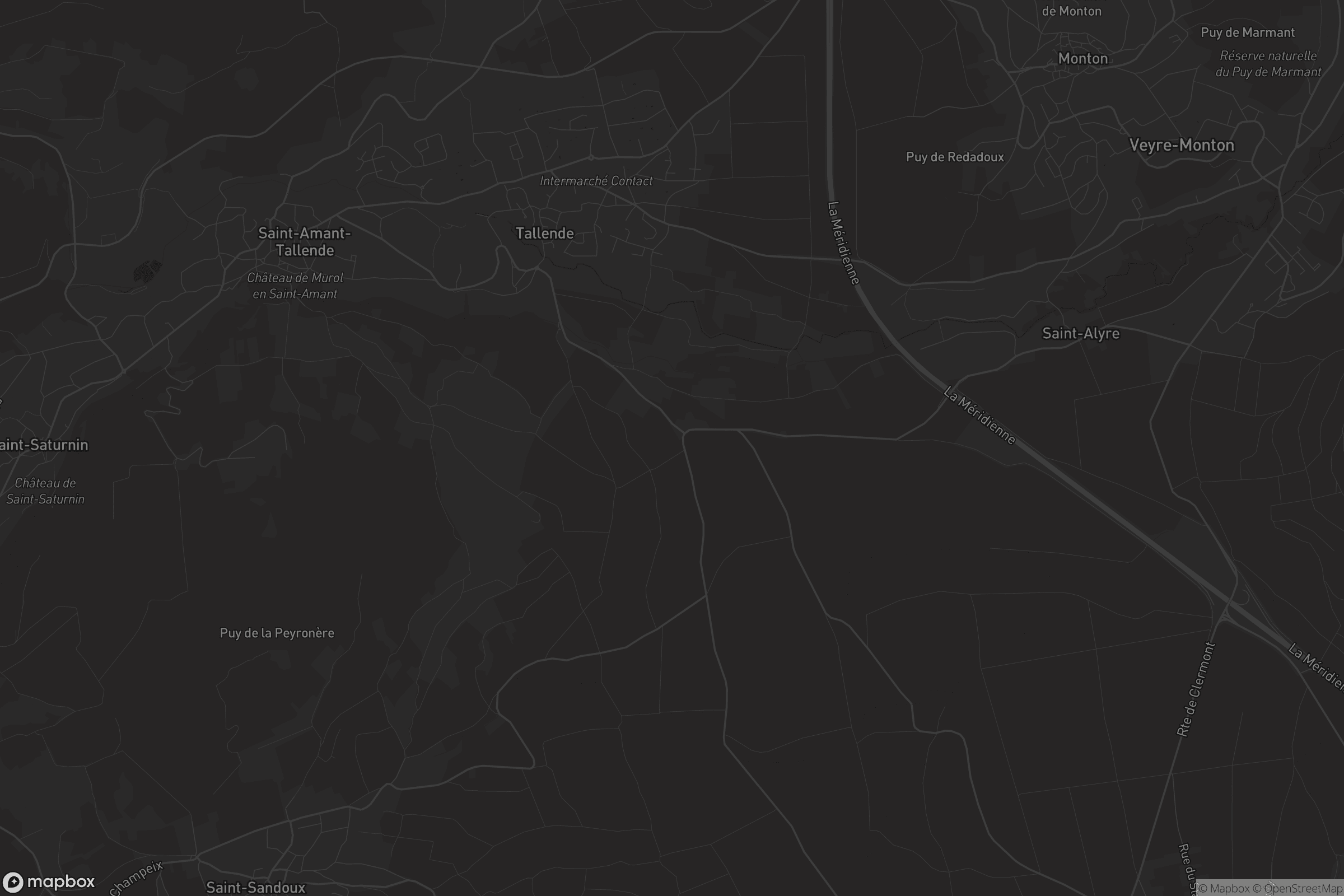 Carte de Tallende